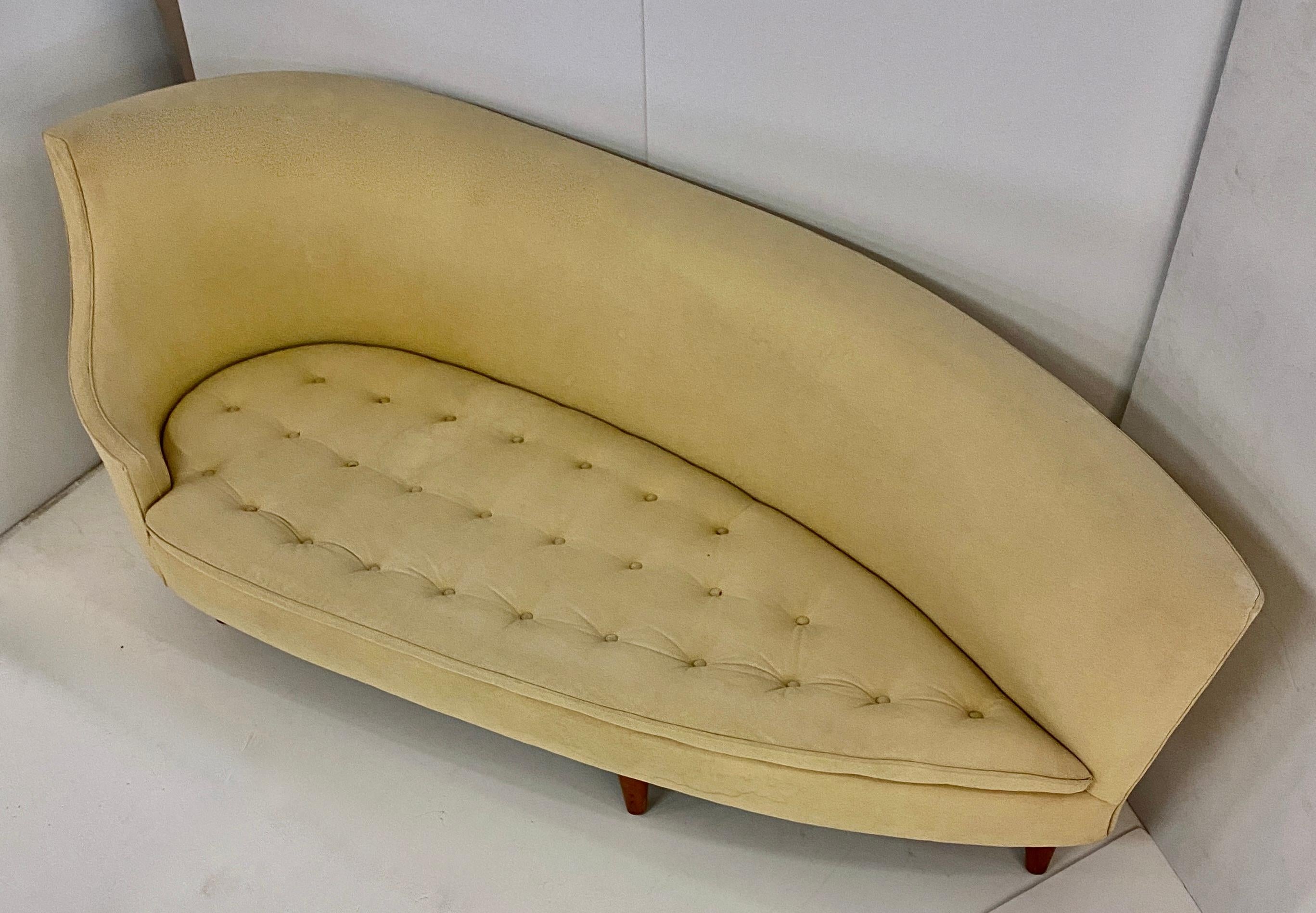 Mid-20th Century Sculptural Mid-Century Modern Sofa, circa 1940s