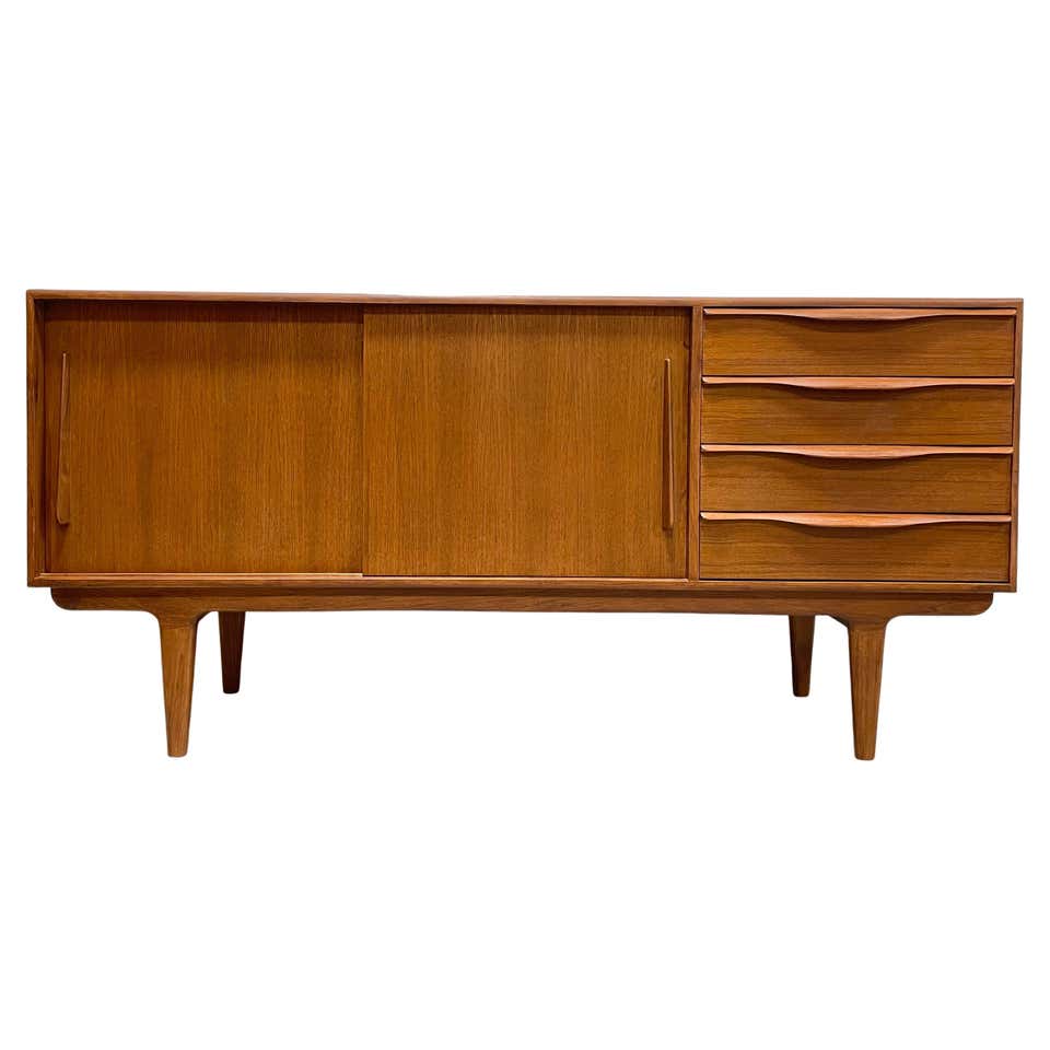 Unusual Sculptural Front Credenza, Mid-Century Modern at 1stDibs ...