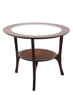 Skulpturaler zweistufiger Beistelltisch aus der Mitte des Jahrhunderts von James Philip Co. um 1960, Inc.