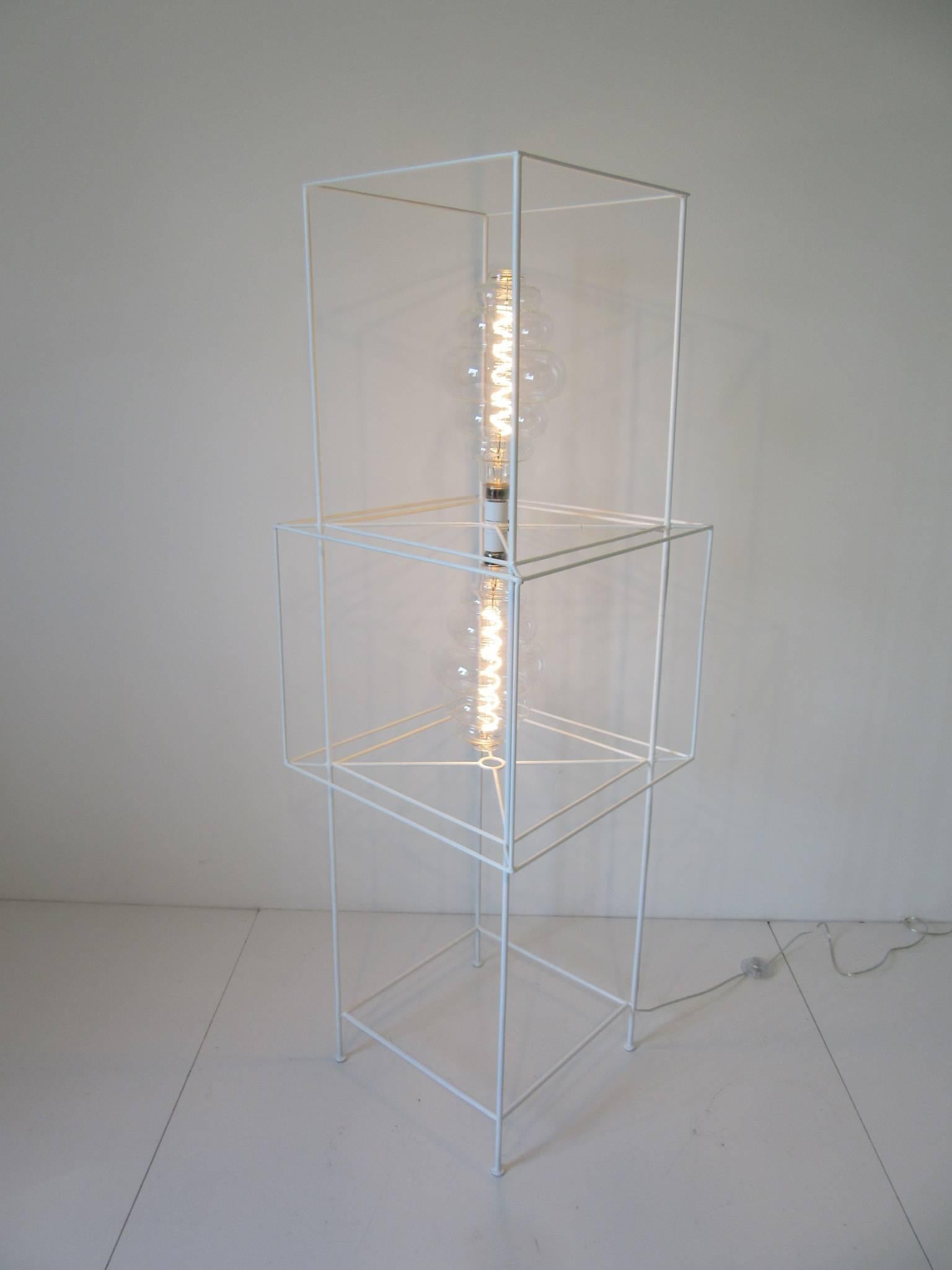 Mid-Century Modern Sculptural Midcentury Floor Lamp in the Style of Frederick Weinberg