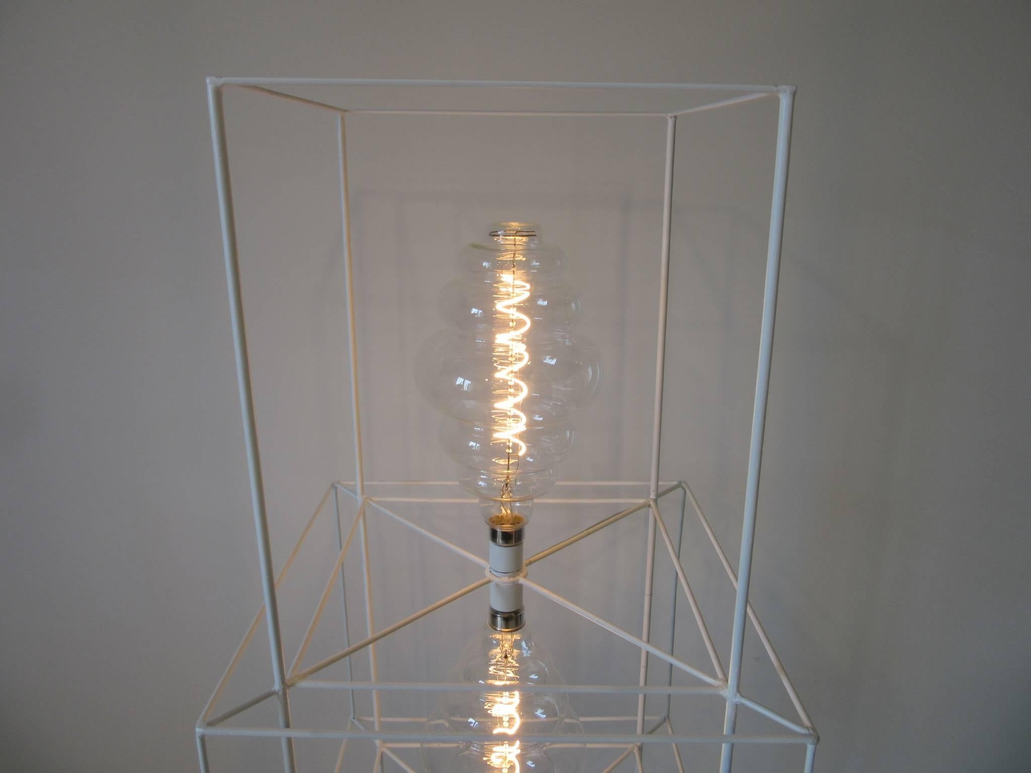 American Sculptural Midcentury Floor Lamp in the Style of Frederick Weinberg