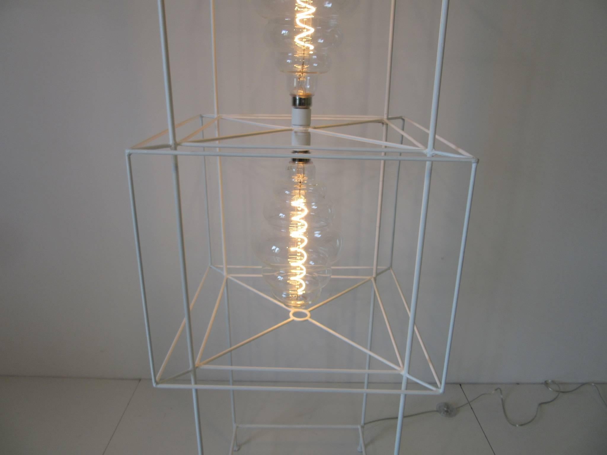 Sculptural Midcentury Floor Lamp in the Style of Frederick Weinberg In Good Condition In Cincinnati, OH