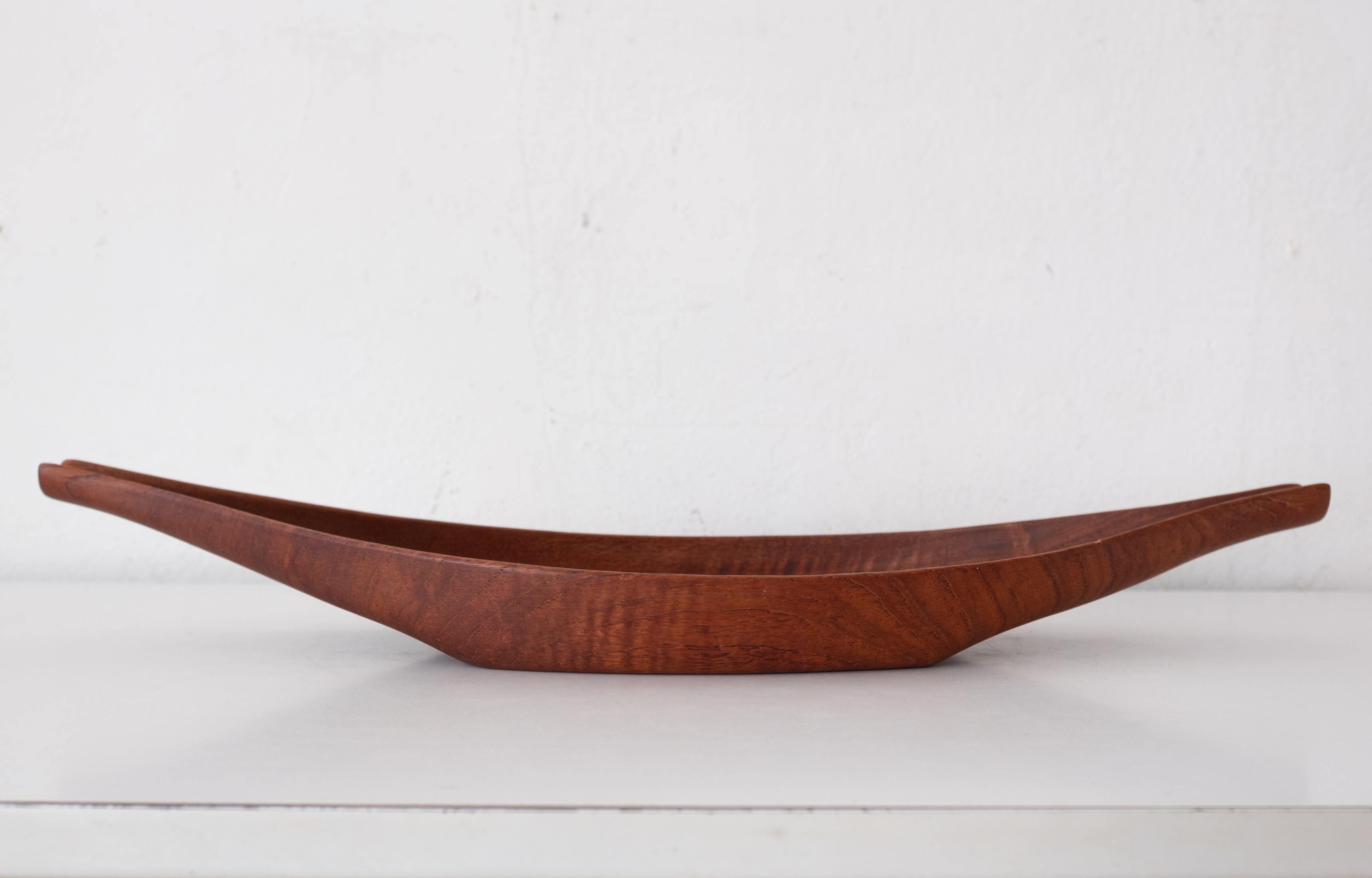 Mid-20th Century Sculptural Midcentury Italian Wood Fruit Bowl or Catch All by Anri, 1950s For Sale