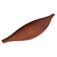 Sculptural Midcentury Italian Wood Fruit Bowl or Catch All by Anri, 1950s