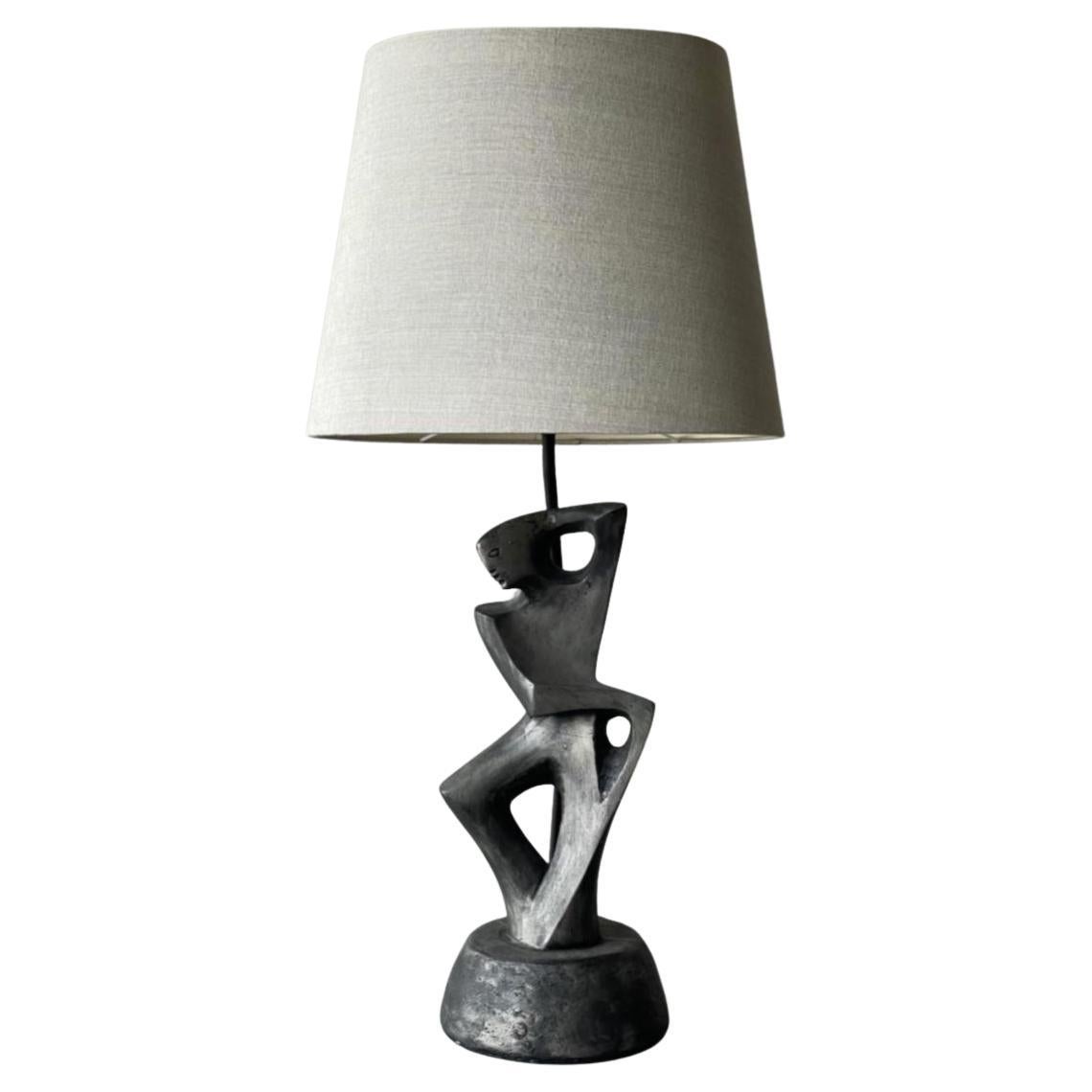 Sculptural Midcentury Table Lamp