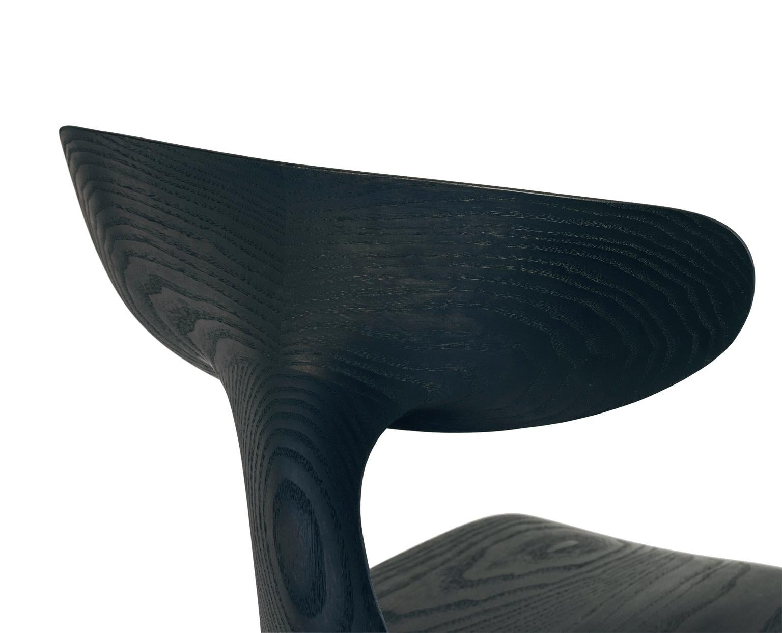 The Miranda Chair in Blackened Ash from Munson Furniture For Sale 1