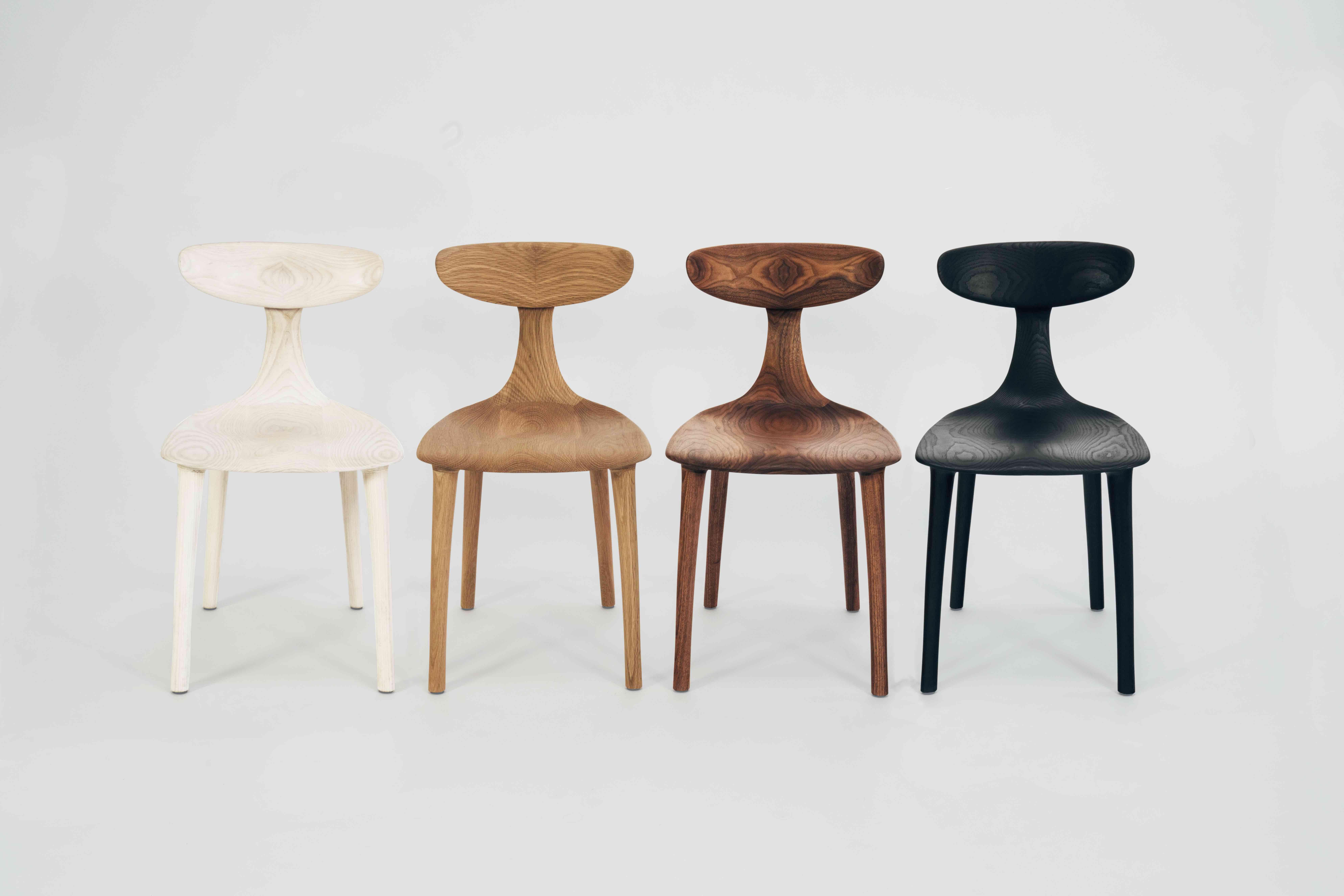 The Miranda Chair in Walnut from Munson Furniture and SylvanRay For Sale 1