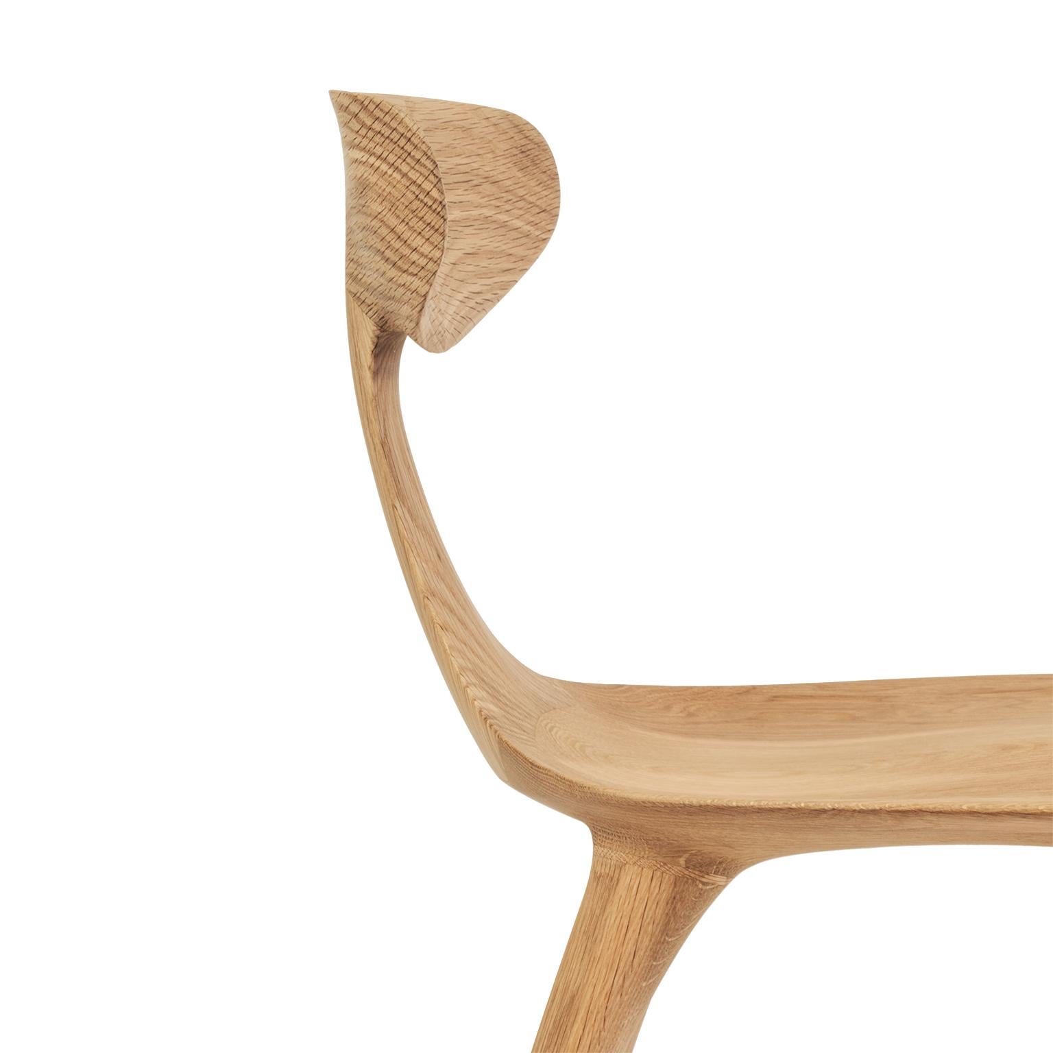 The Miranda chair began as a prototype conceived of and hand carved by Matthew Sellens of SylvanRay. Based in Bend, Oregon, Matthew's designs are often inspired by the natural forms found in the surrounding landscape. The basic concept underlying