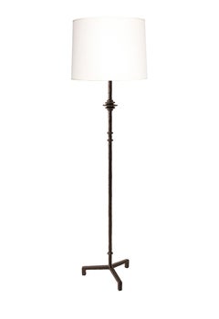 Sculptural Mittis Floor Lamp, Bronze Plaster, Handmade by Benediko