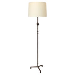 Sculptural Mittis Floor Lamp, Bronze Plaster, Handmade by Benediko