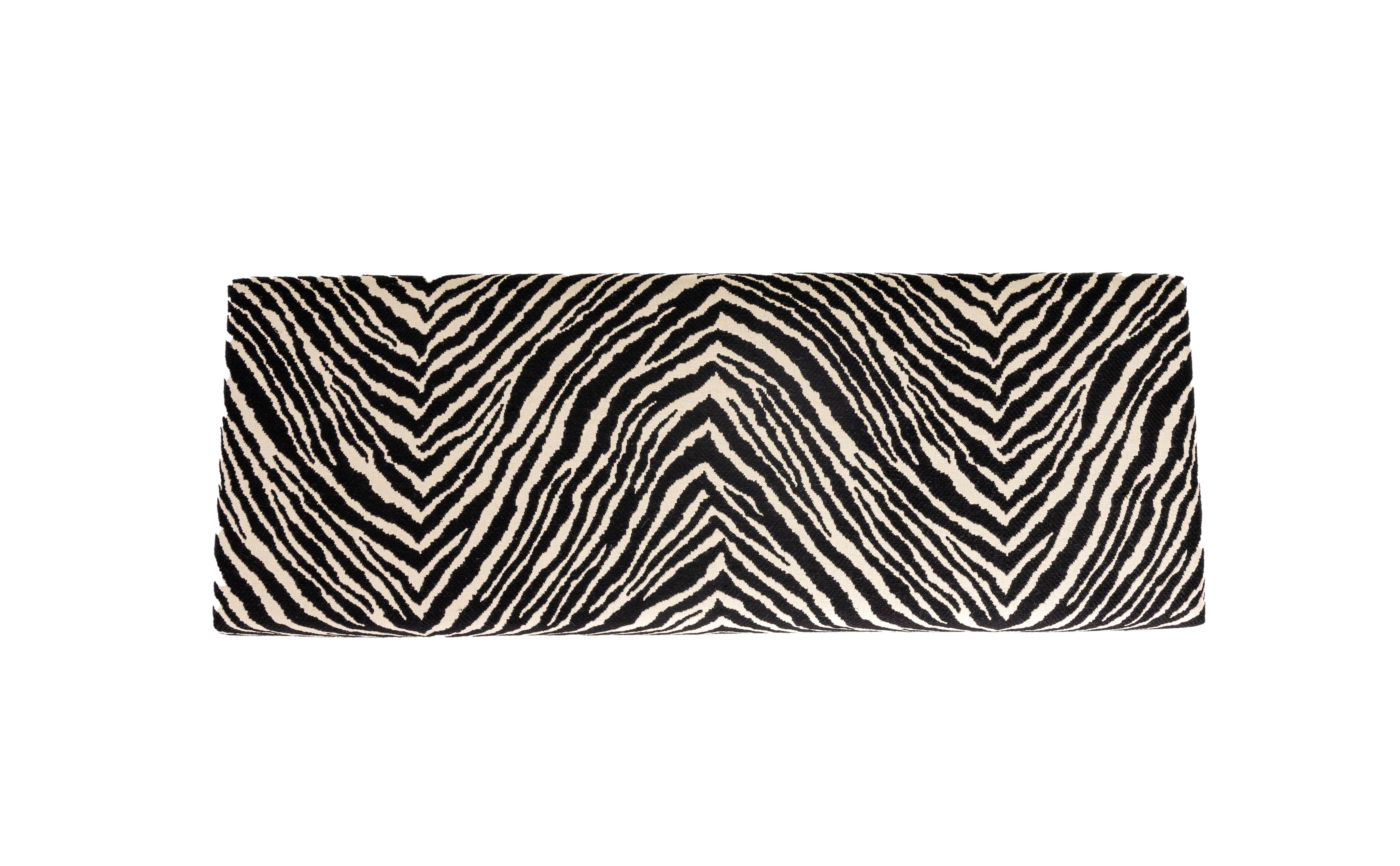 Americano Panchina moderna scultorea nello stile di Adrian Pearsall, tessuto Zebra in vendita
