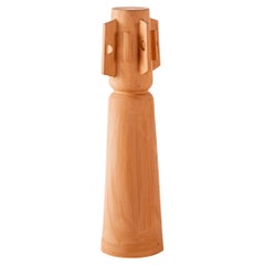 Sculptural Modern Brutalist Terracotta Tribal-Inspired Decorative Totem 2