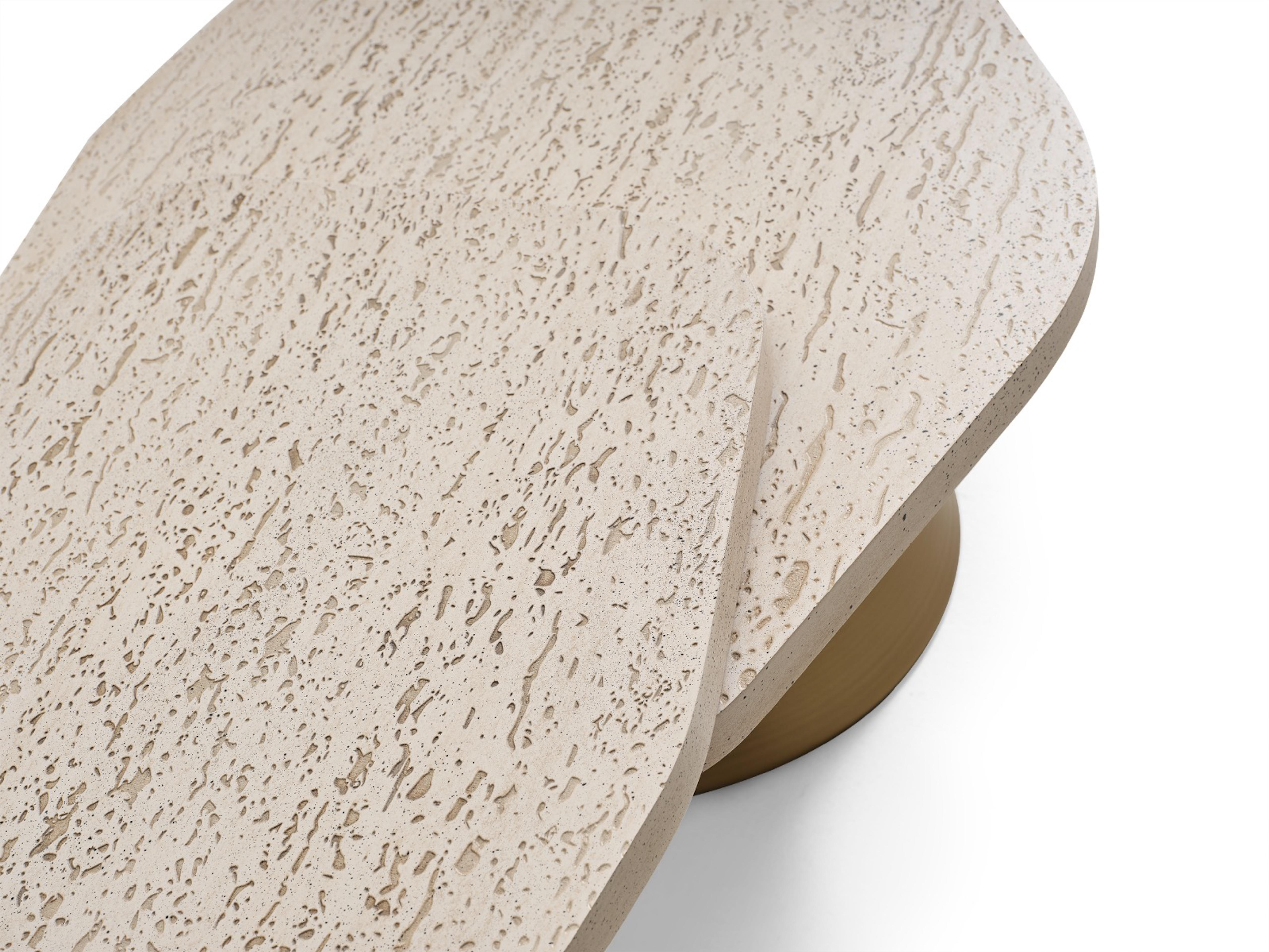 Sculptural Modern Coffee Table in Contrasting Finishes, Architectural Design For Sale 5