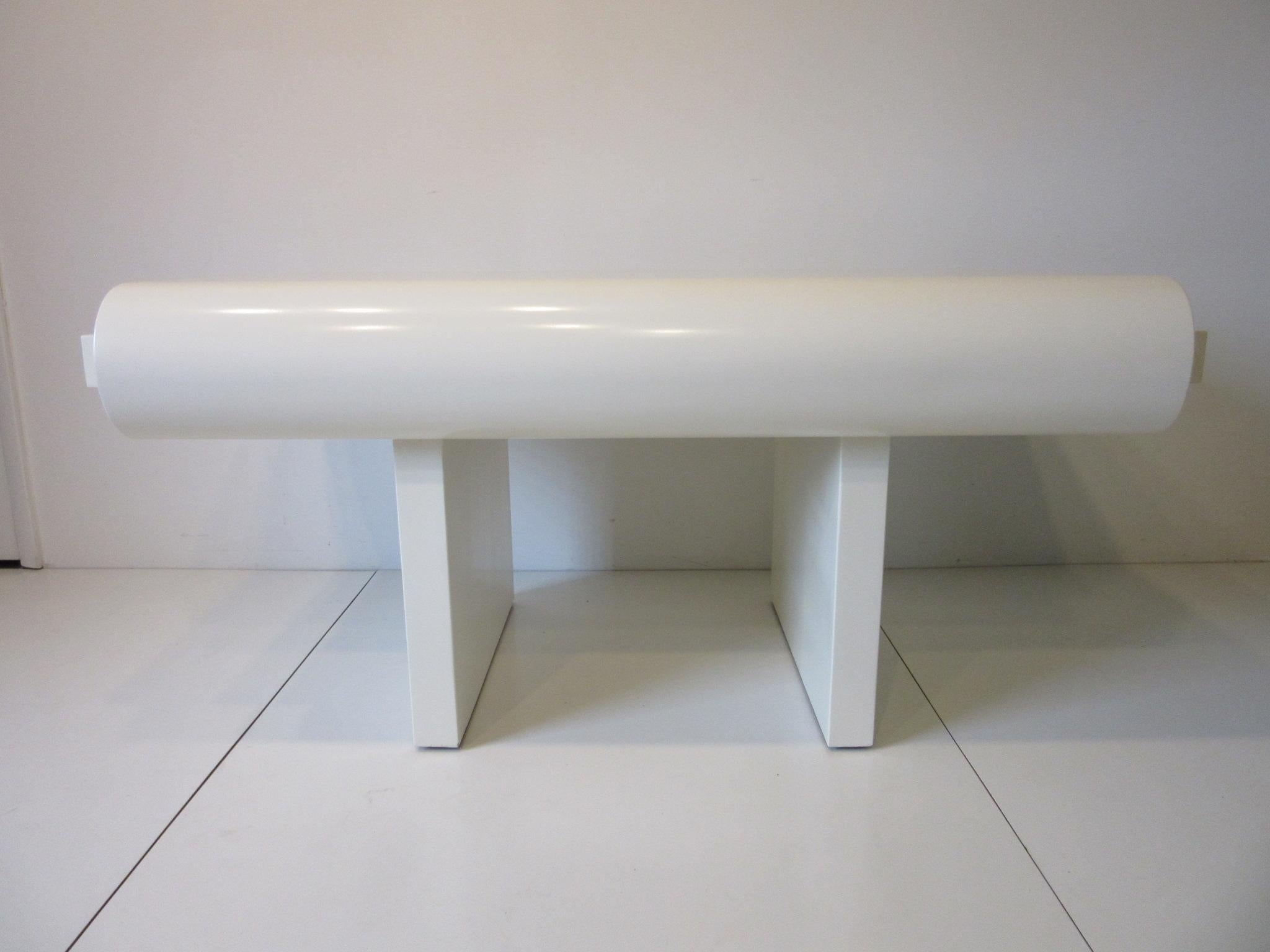 20th Century Sculptural Modern Pedestal Desk in the Style of Steve Chase