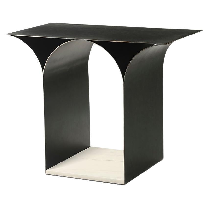 Sculptural Modern Side Table For Sale