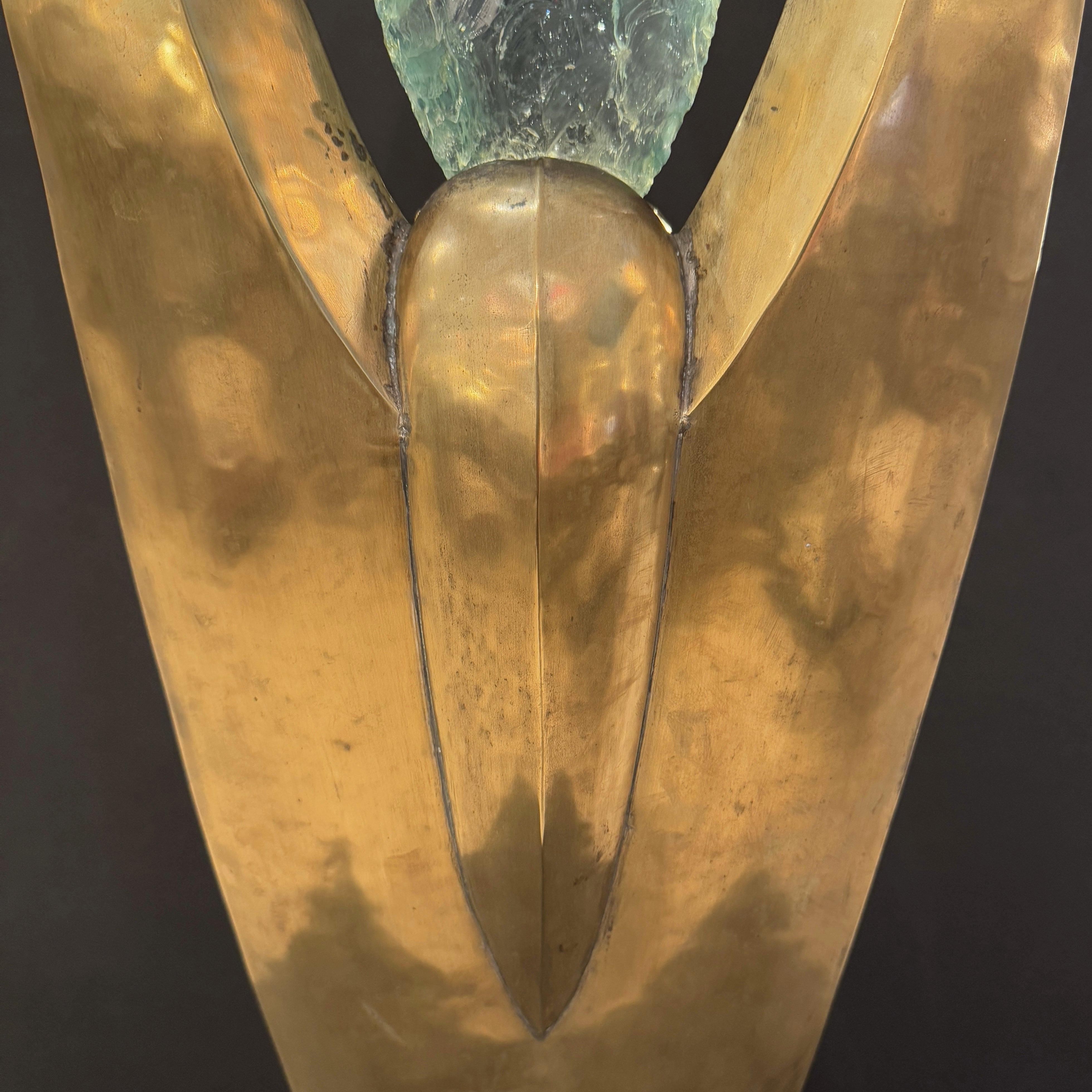 Lampada da terra scultorea modernista In condizioni buone in vendita a New York, NY