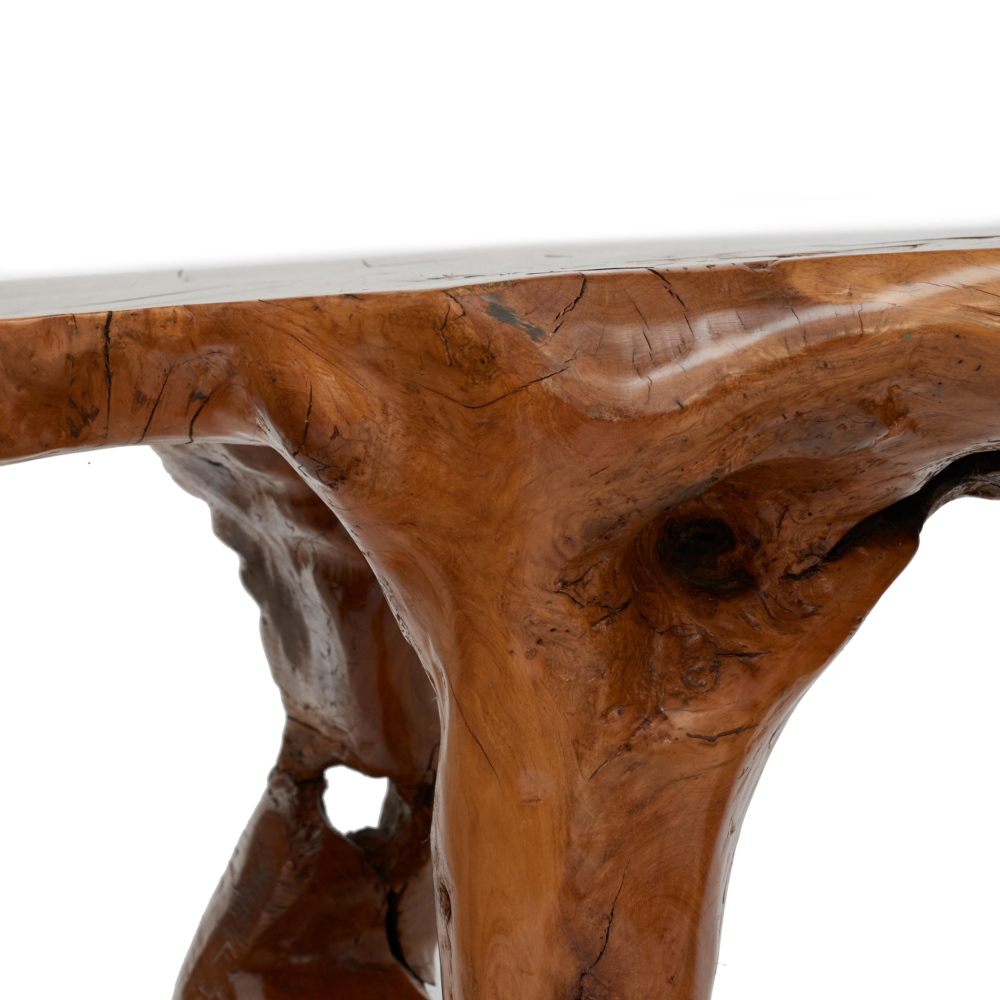 Philippine Sculptural Molave Nobel Wood  Root Table For Sale