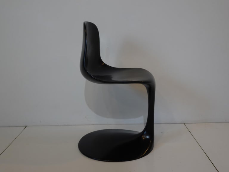 Sculptural Molded Italian Chair by Rudi Bonzanini for L' Ambienie ...