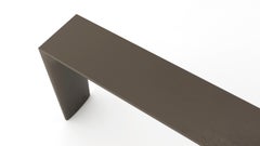 Sculptural Monolithic Contemporary Console Table