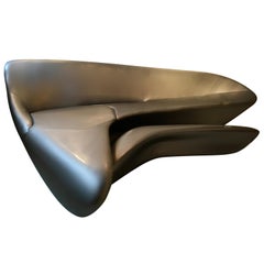 Sculptural Moon System Sofa and Ottoman Designed by Zaha Hadid, Italy, 2008