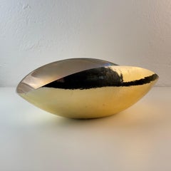 Sculptural Murano Glass Centerpiece with Gold Leaf by Yalos Murano, 2008