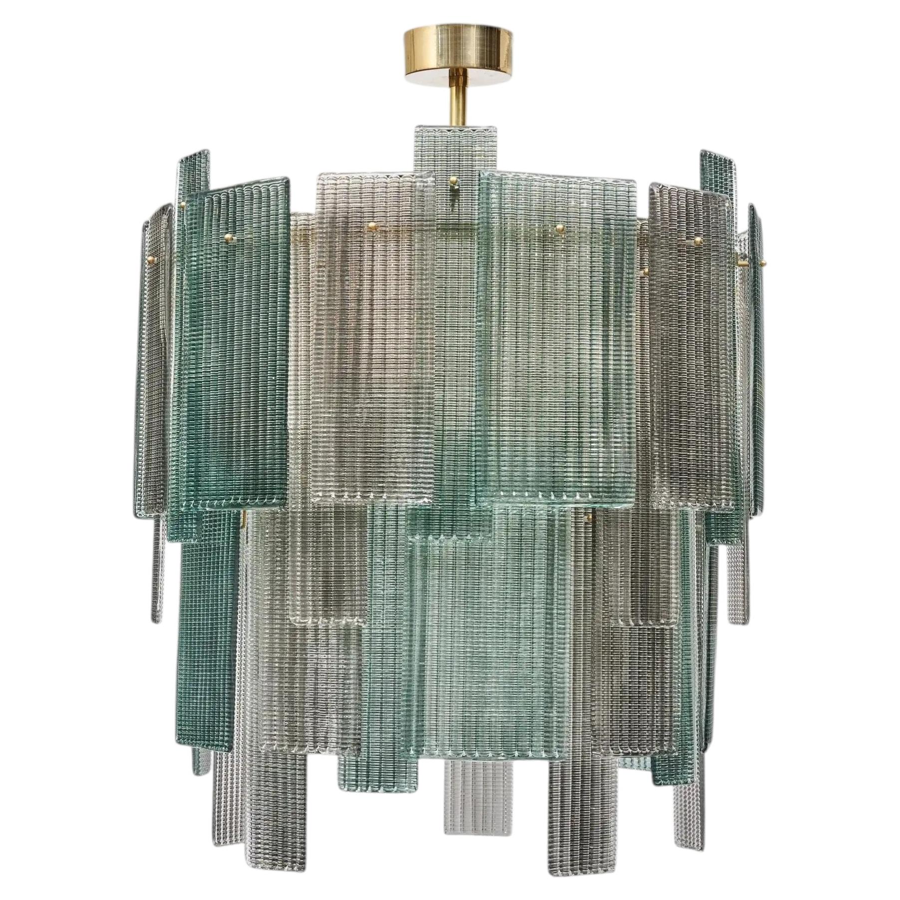 Lámpara escultórica de cristal de Murano, Pareja Disponible, en stock en venta