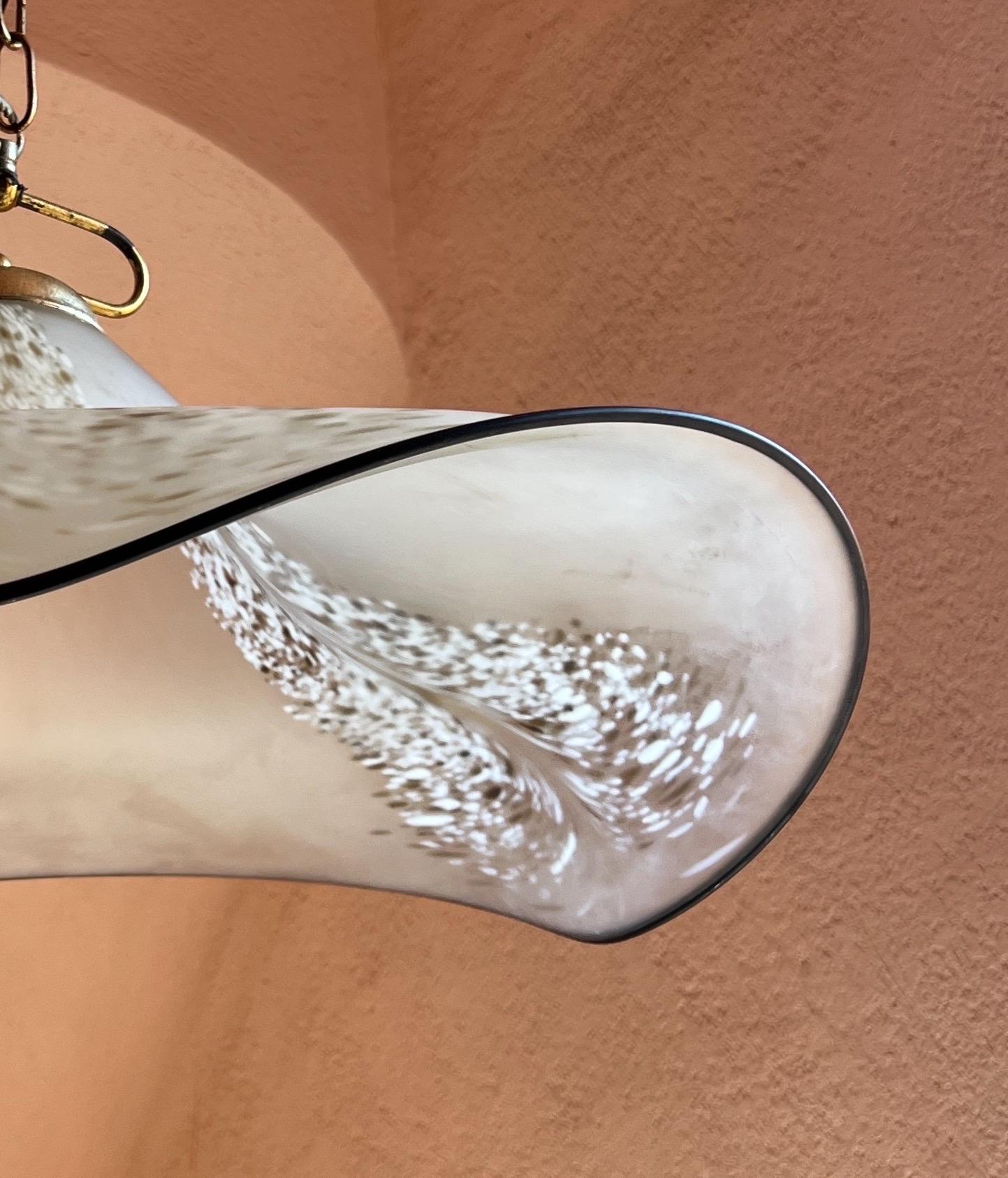 Lampada a sospensione scultorea di Murano Attribuita a La Murrina Anni '70 in vendita 3