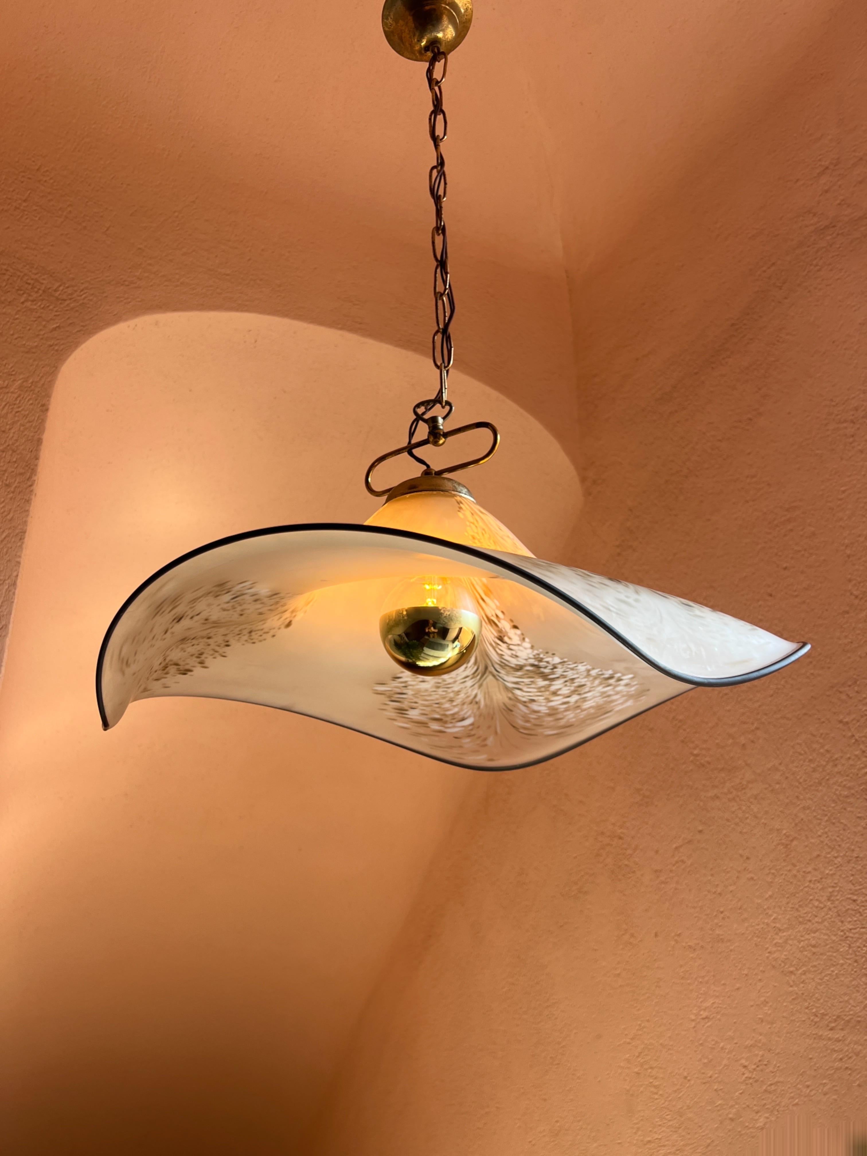Lampada a sospensione scultorea di Murano Attribuita a La Murrina Anni '70 in vendita 4