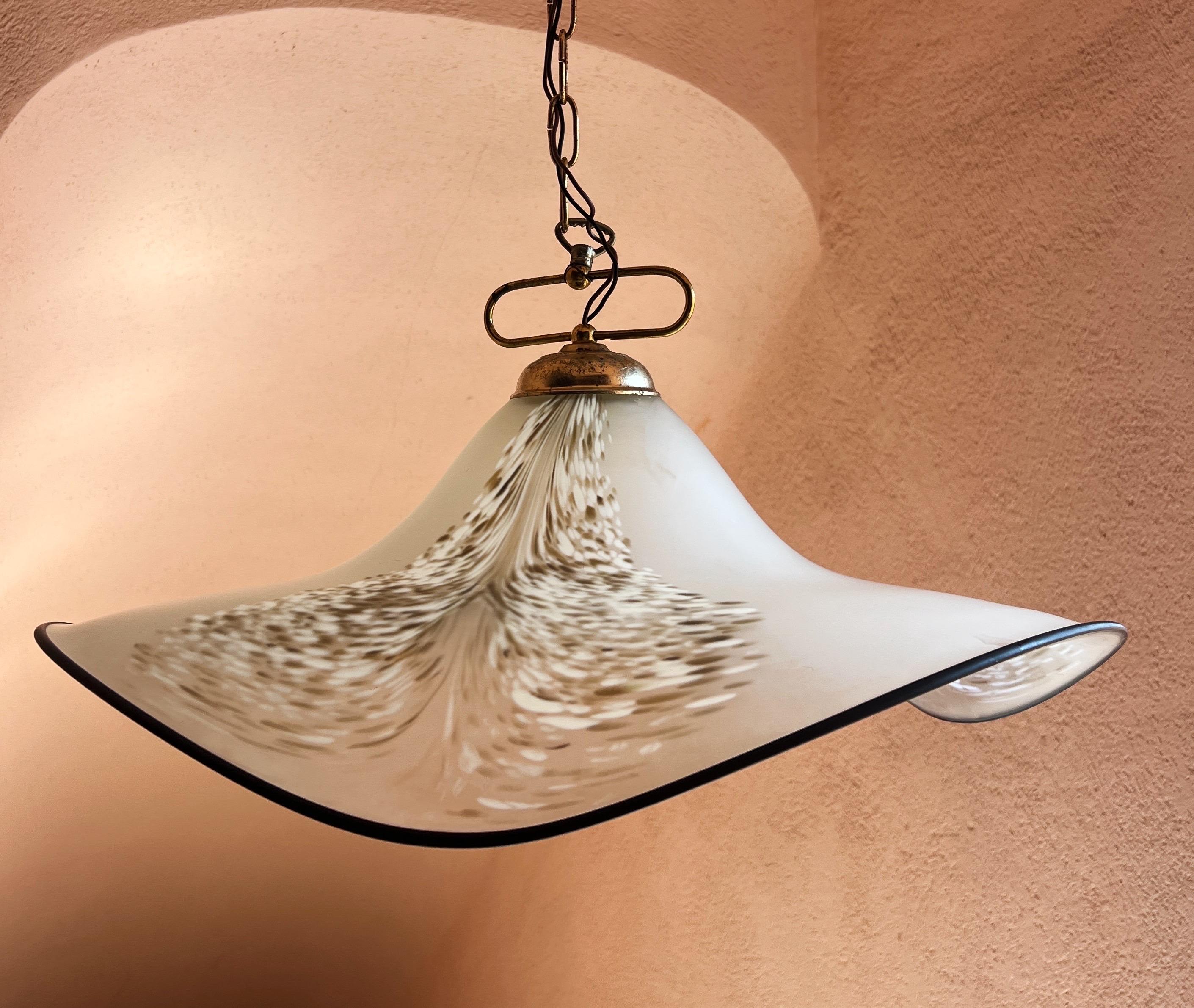 Lampada a sospensione scultorea di Murano Attribuita a La Murrina Anni '70 in vendita 5