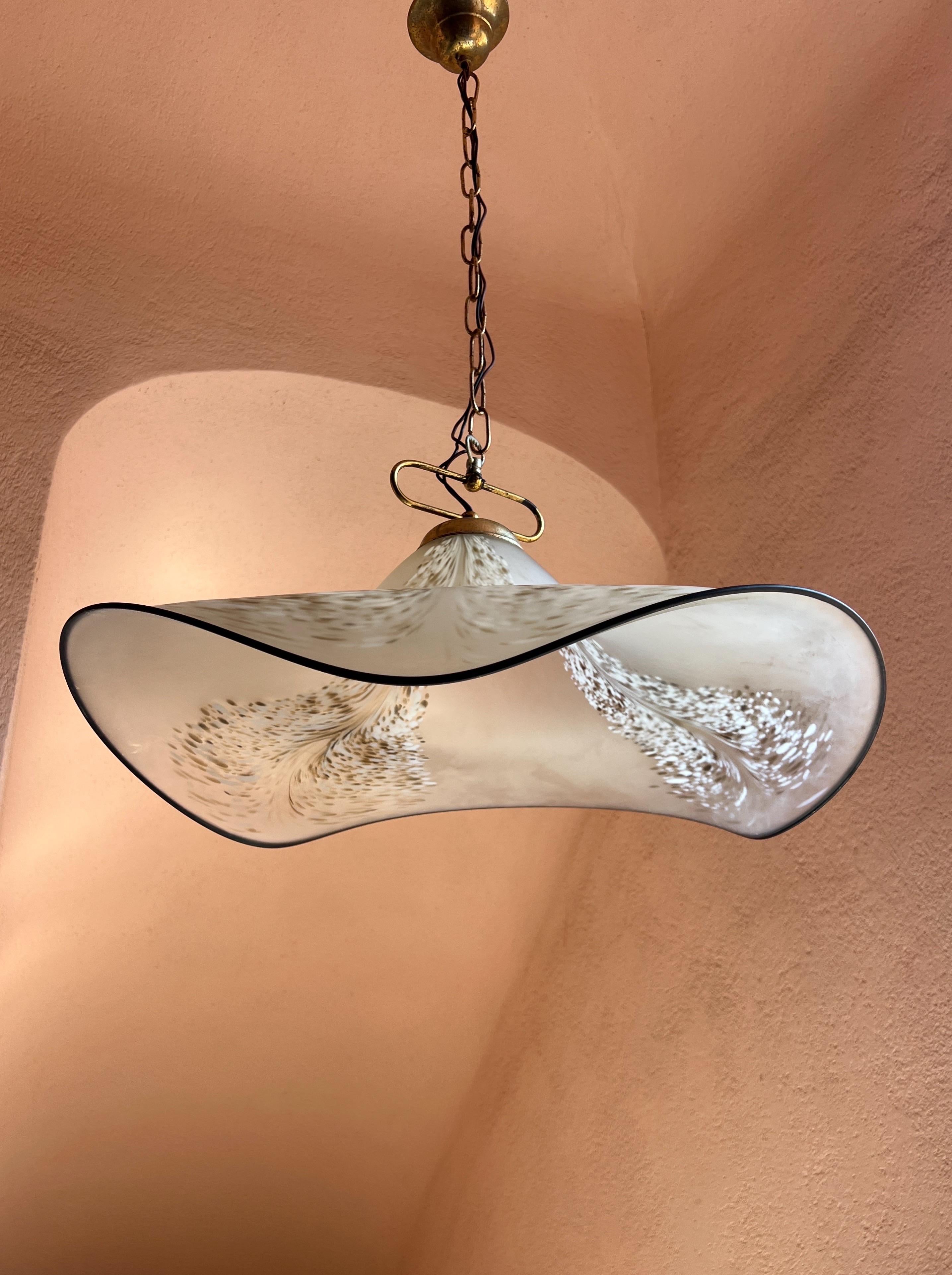 Lampada a sospensione scultorea di Murano Attribuita a La Murrina Anni '70 in vendita 6