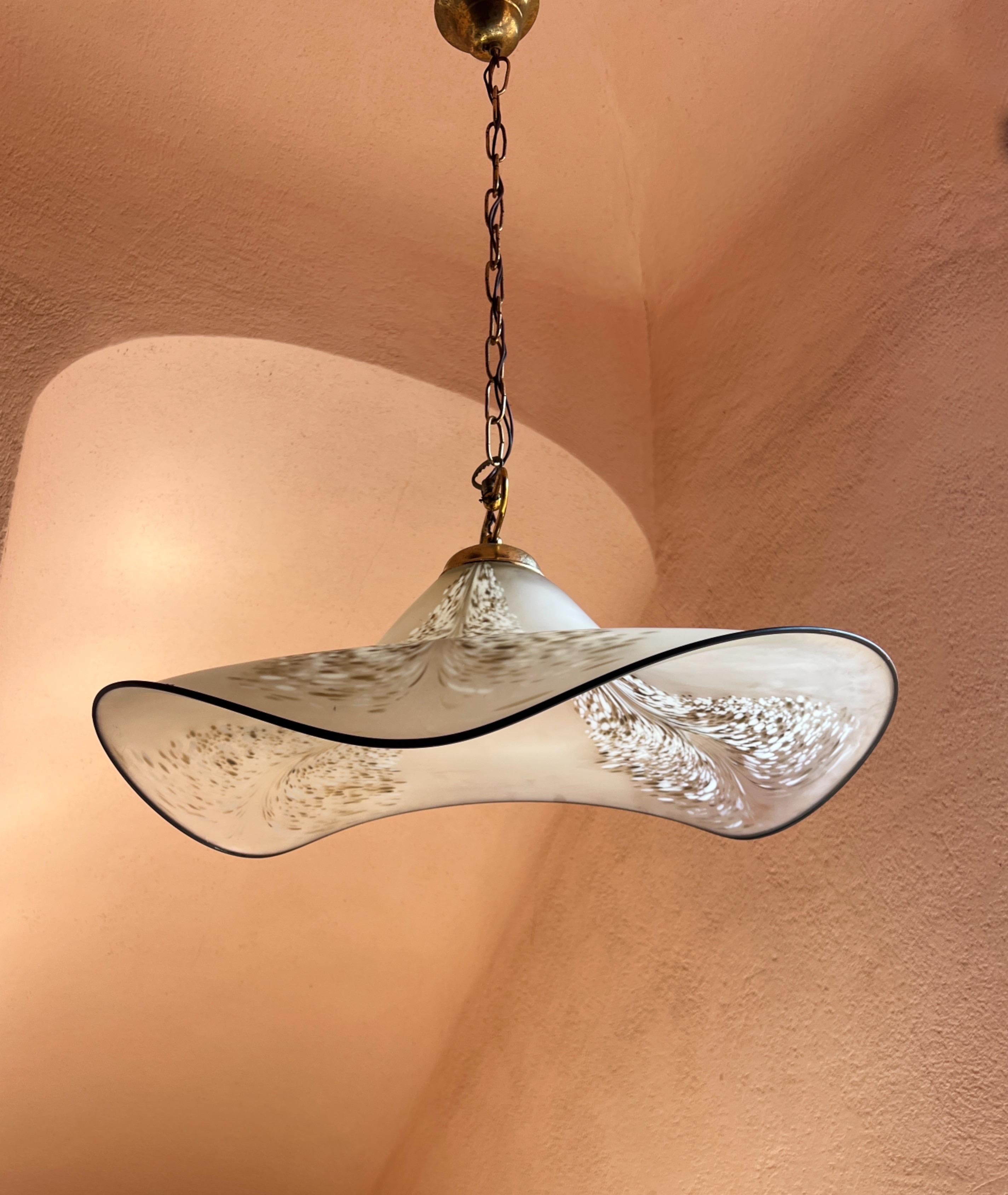 Lampada a sospensione scultorea di Murano Attribuita a La Murrina Anni '70 in vendita 7