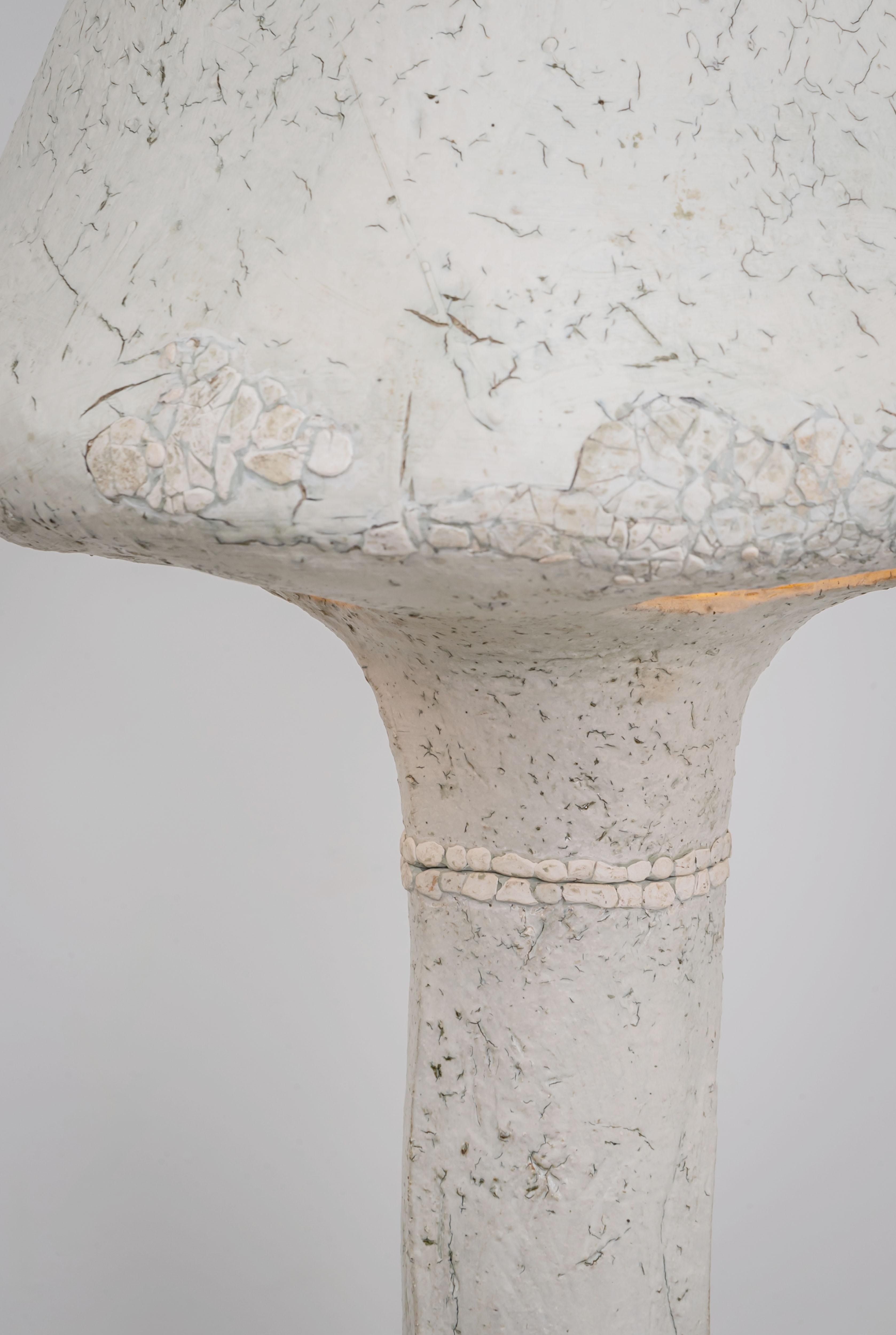 Sculptural Mushroom Ceramic Floor Lamp by Agnès Debizet, France For Sale 5