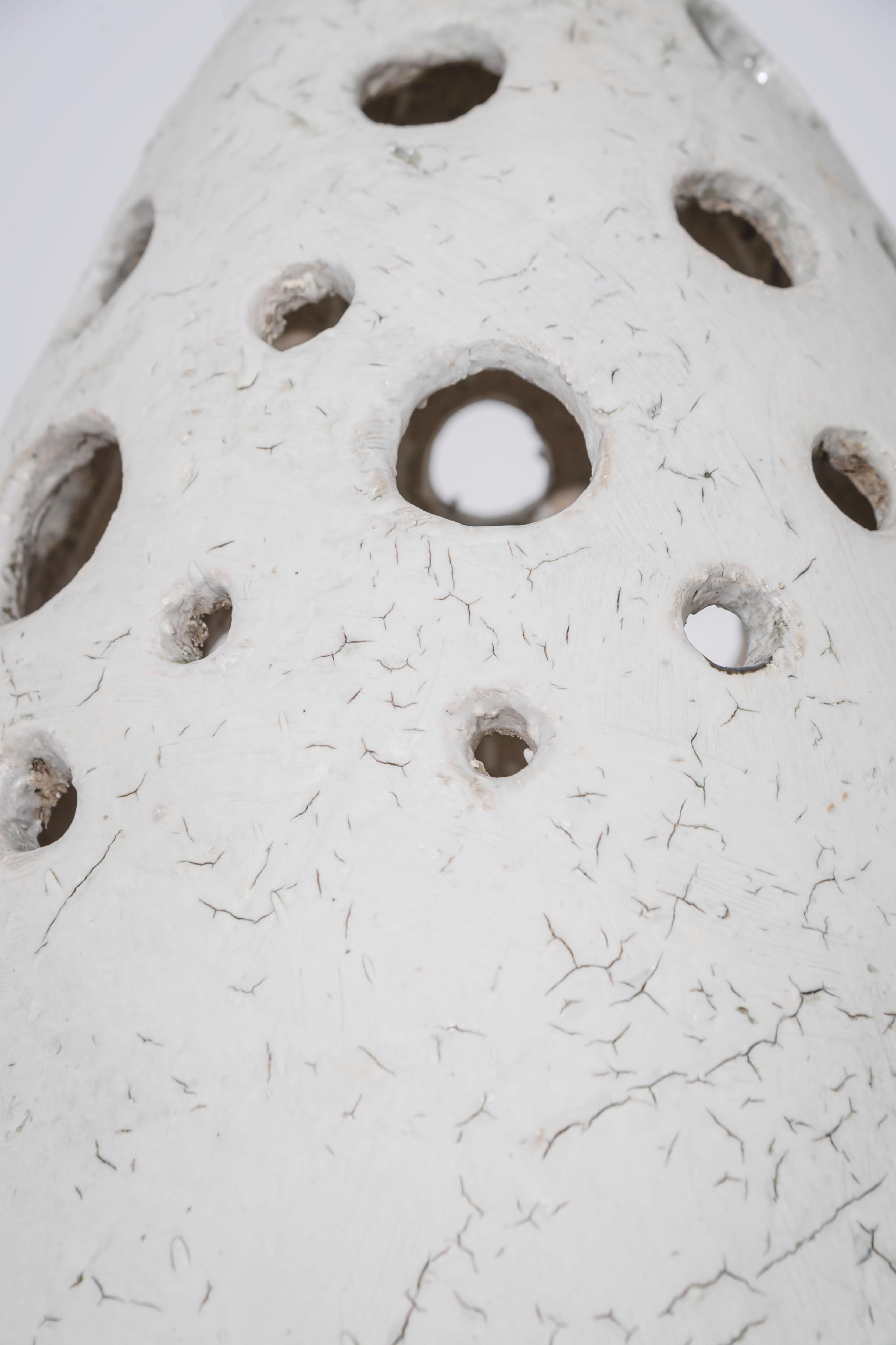 Sculptural Mushroom Ceramic Floor Lamp by Agnès Debizet, France For Sale 8