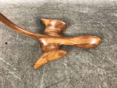 Sculptural Music Stand, in manner of Wendall Castle, signed KJS, Craig Howard