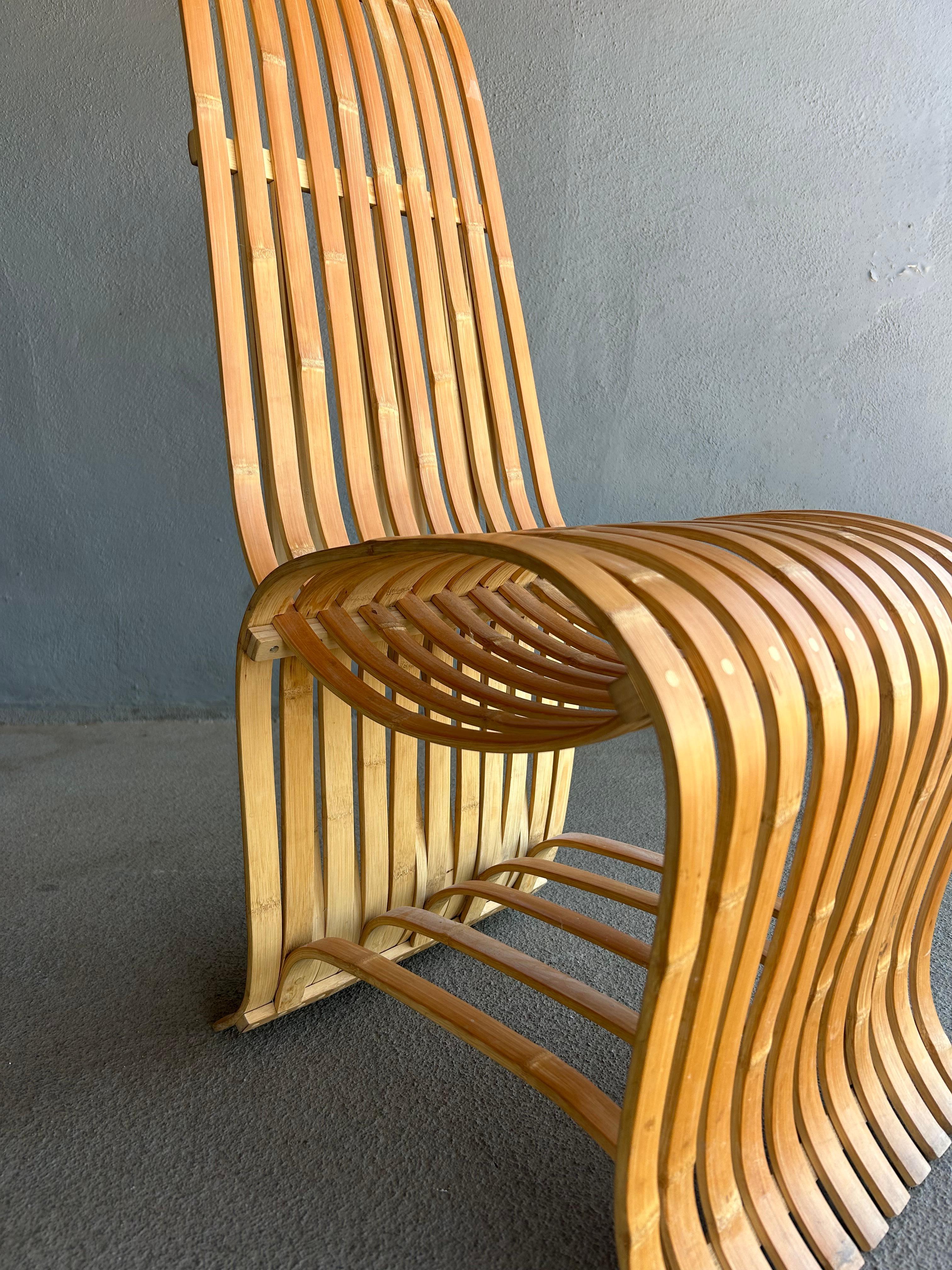Sculptural  Norwegian Mid Century Bentwood Chairs For Sale 1