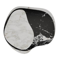 Sculptural Organic Reverie Center Table in Mix Marbles by Mavo Atelier Handmade