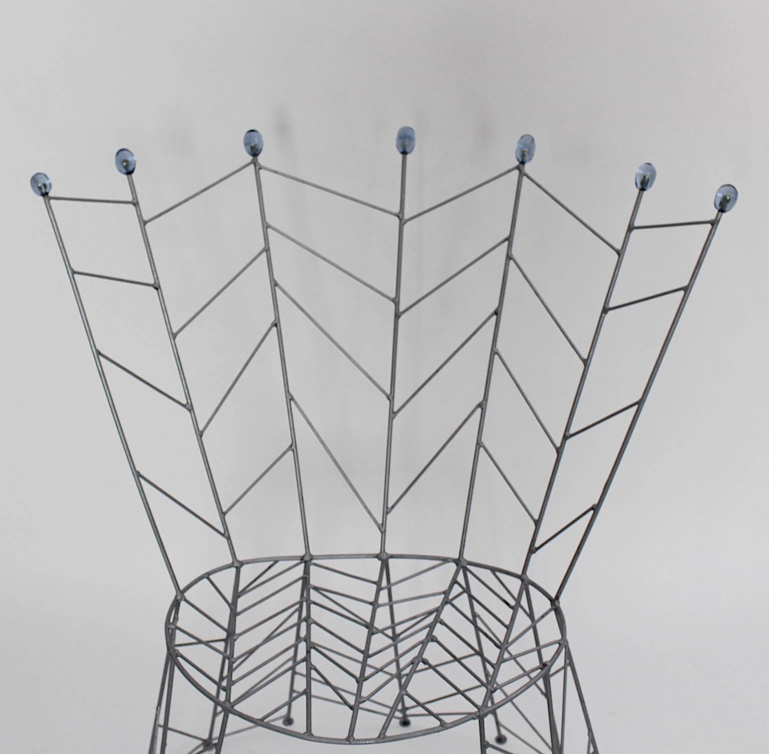 Sculptural Organic Vintage Side Chairs Pair Bohuslav Horak 1988 Czech Republic For Sale 7