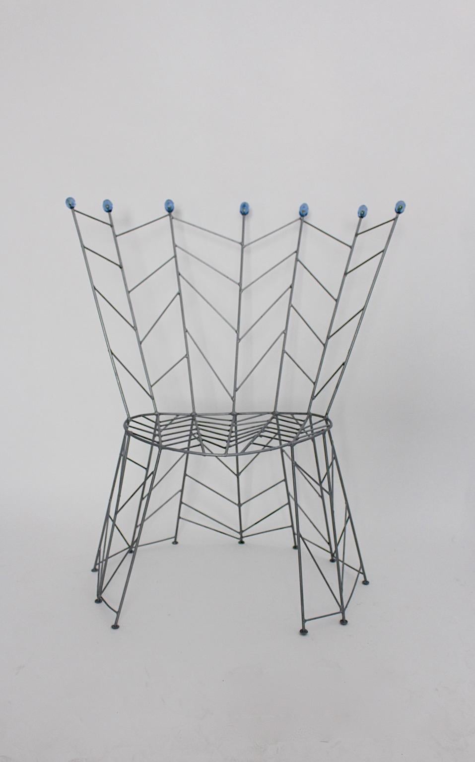 Lacquered Sculptural Organic Vintage Side Chairs Pair Bohuslav Horak 1988 Czech Republic For Sale