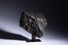 Sculptural Oriented Meteorite with Wave-Like Surface
