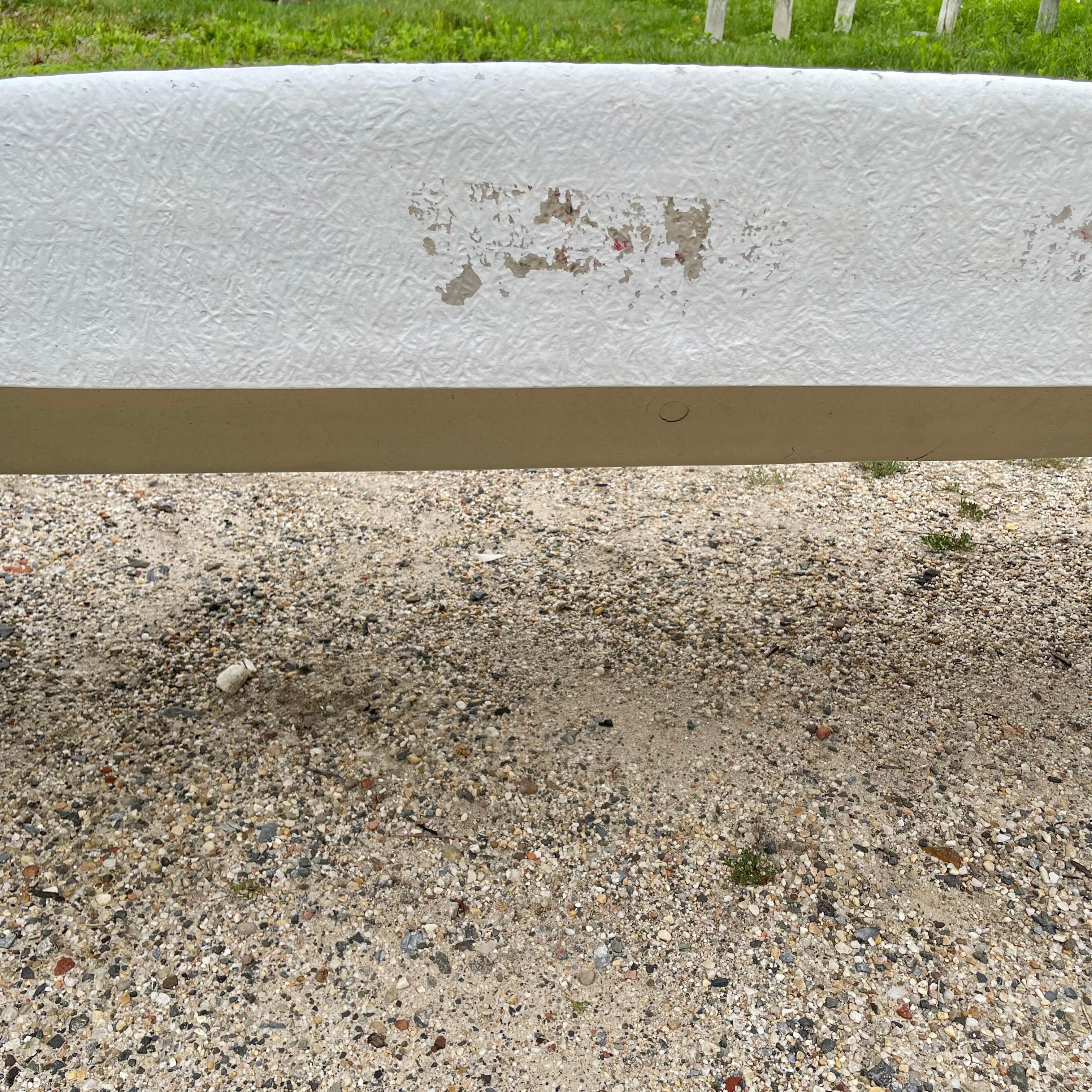 Sculptural Outdoor Fiberglass Bench by Walter Papst, 1960s Germany For Sale 5