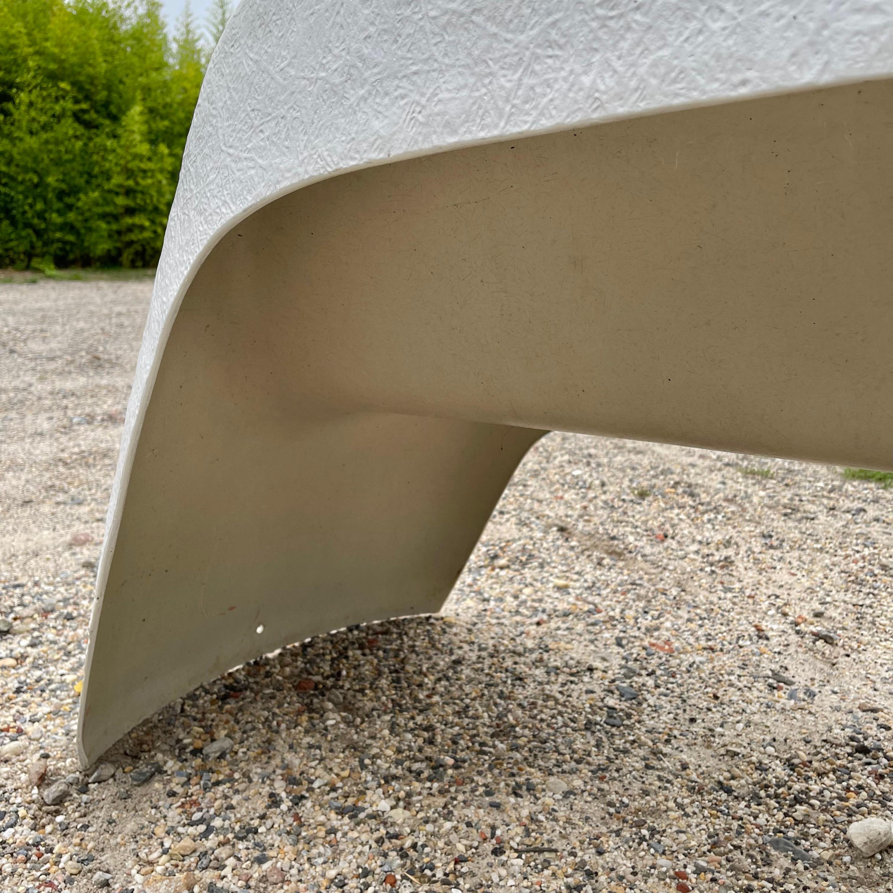 Sculptural Outdoor Fiberglass Bench by Walter Papst, 1960s Germany For Sale 7