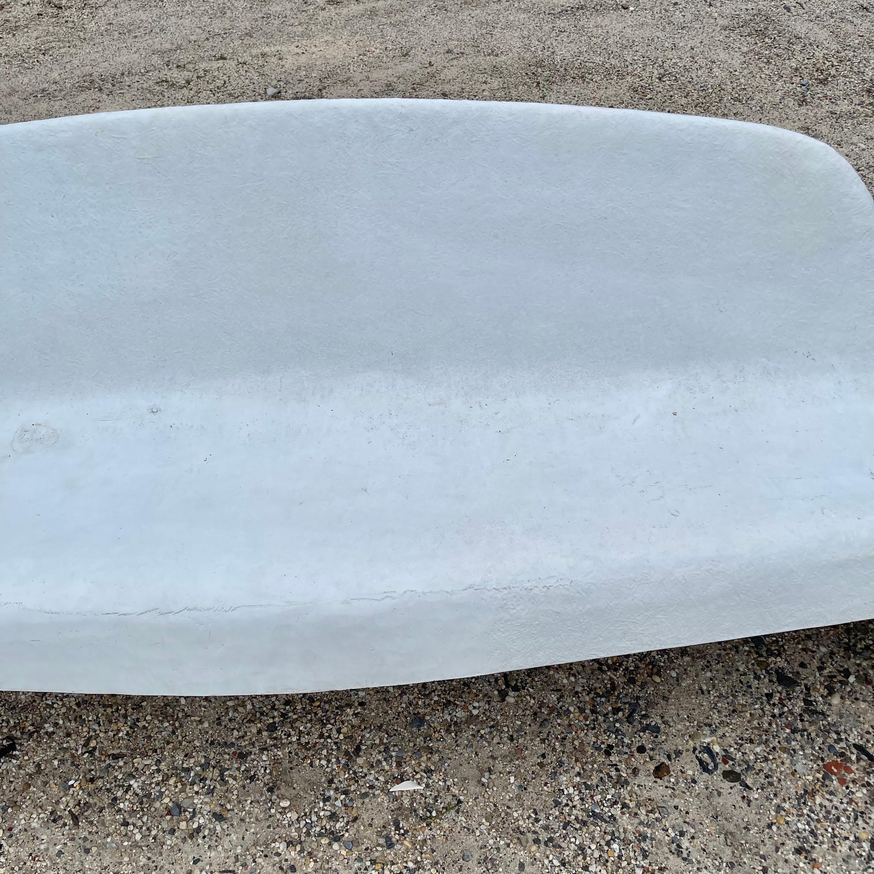 Sculptural Outdoor Fiberglass Bench by Walter Papst, 1960s Germany For Sale 13