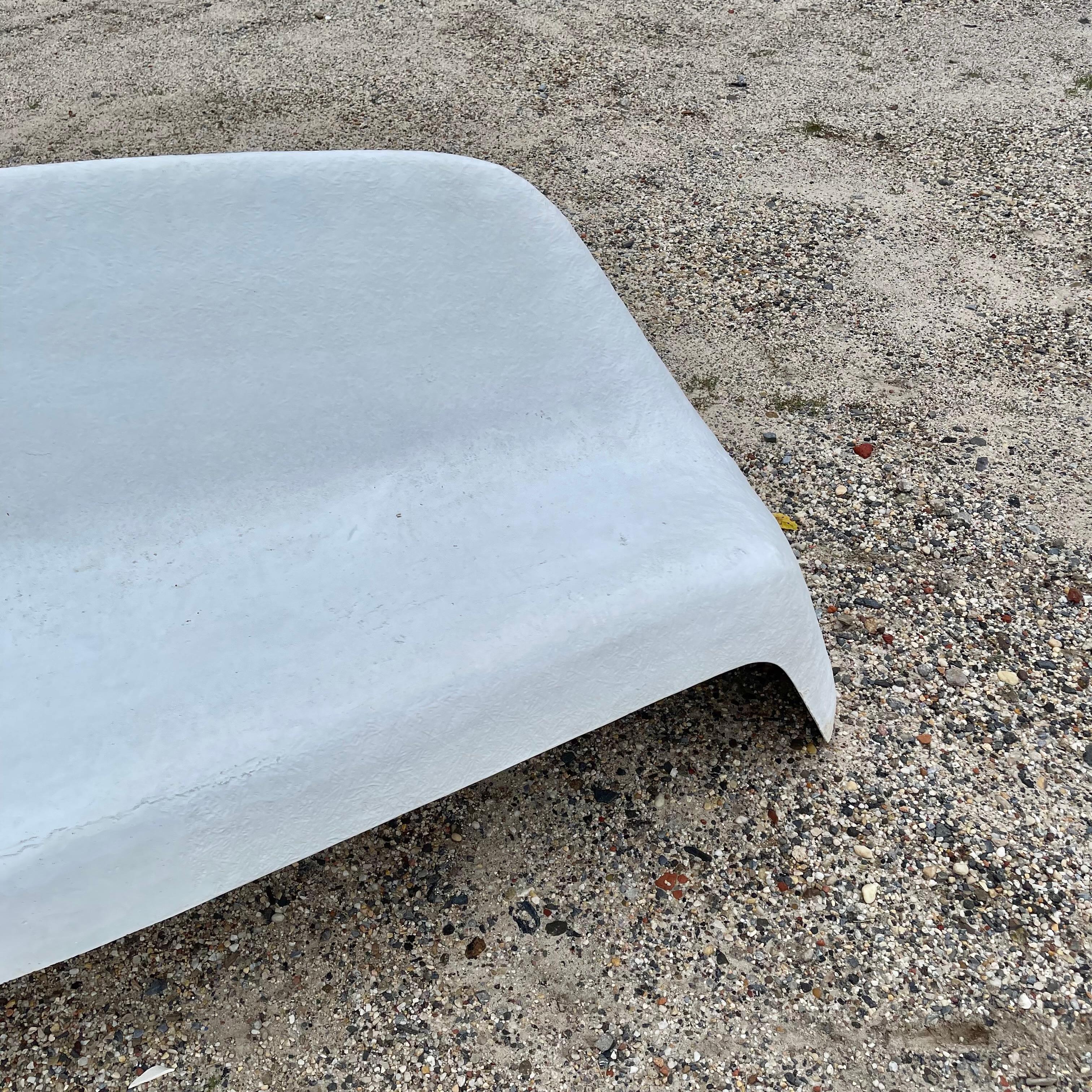 Sculptural Outdoor Fiberglass Bench by Walter Papst, 1960s Germany For Sale 14