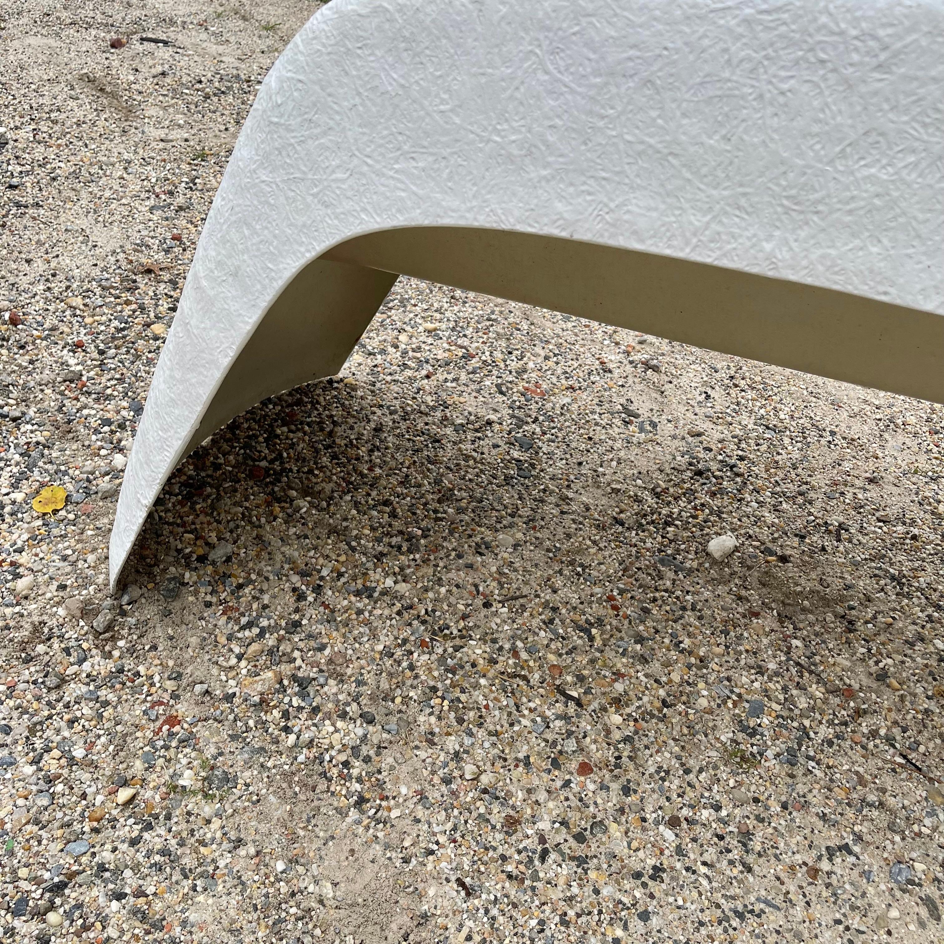 Sculptural Outdoor Fiberglass Bench by Walter Papst, 1960s Germany For Sale 4