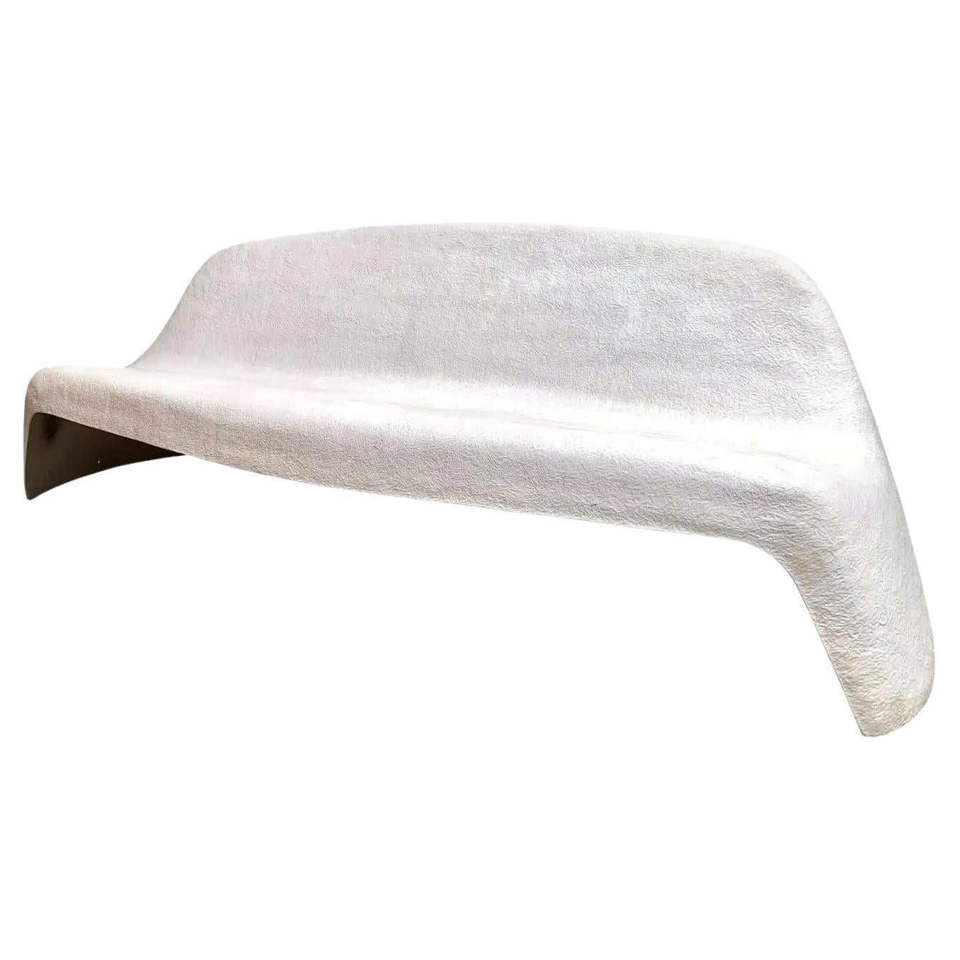 Sculptural Fiberglass Outdoor Bench by Walter Papst at 1stDibs