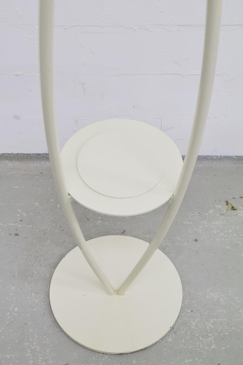 Sculptural Painted Metal Chairs by Artist János Fischer, Germany, 1986 For Sale 5