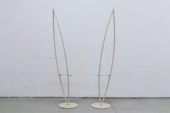 Sculptural Painted Metal Chairs by Artist János Fischer, Germany, 1986