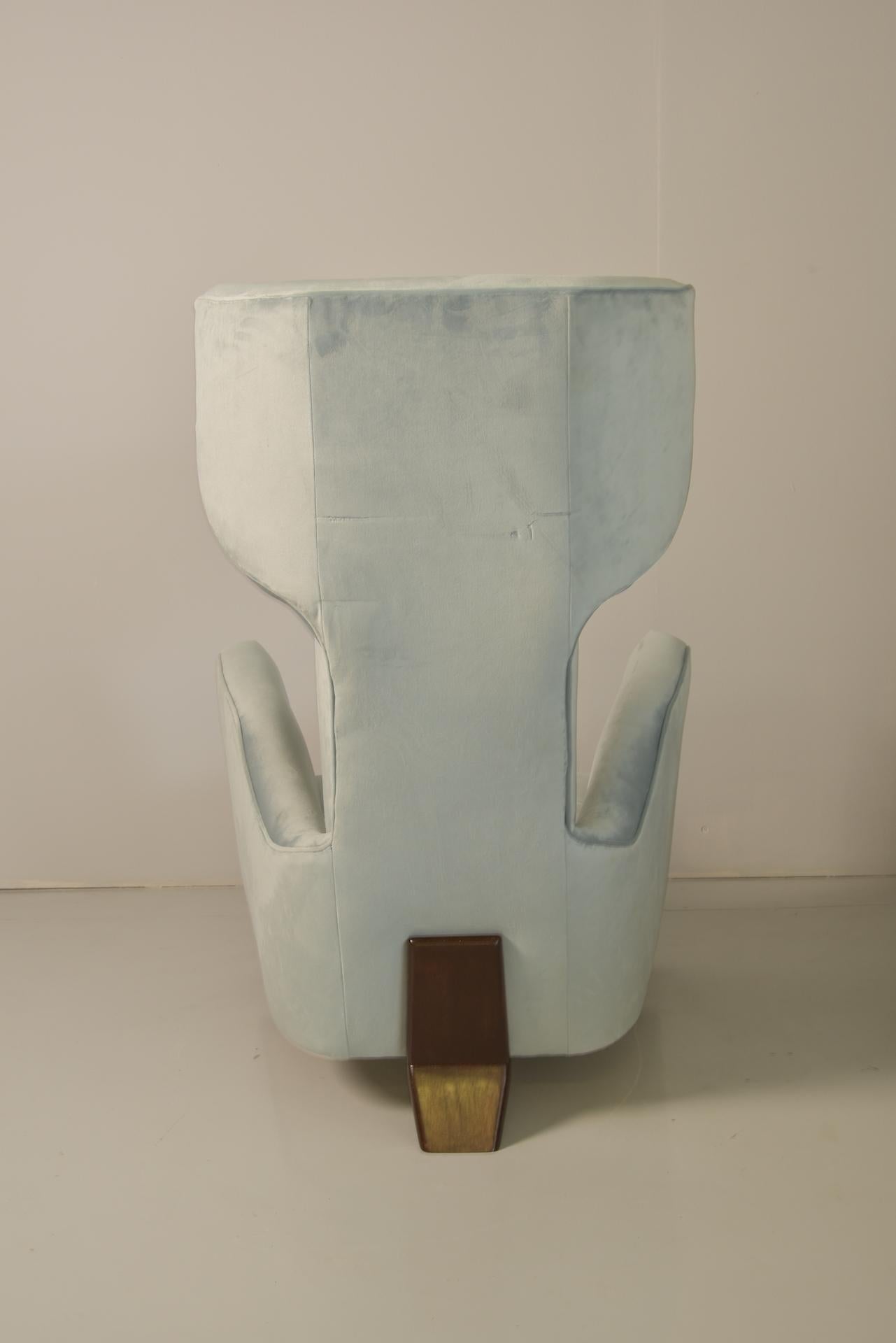 Paire de fauteuils sculpturaux attribués à Franco Campi et Carlo Graffi, Italie, 1950 en vente 5
