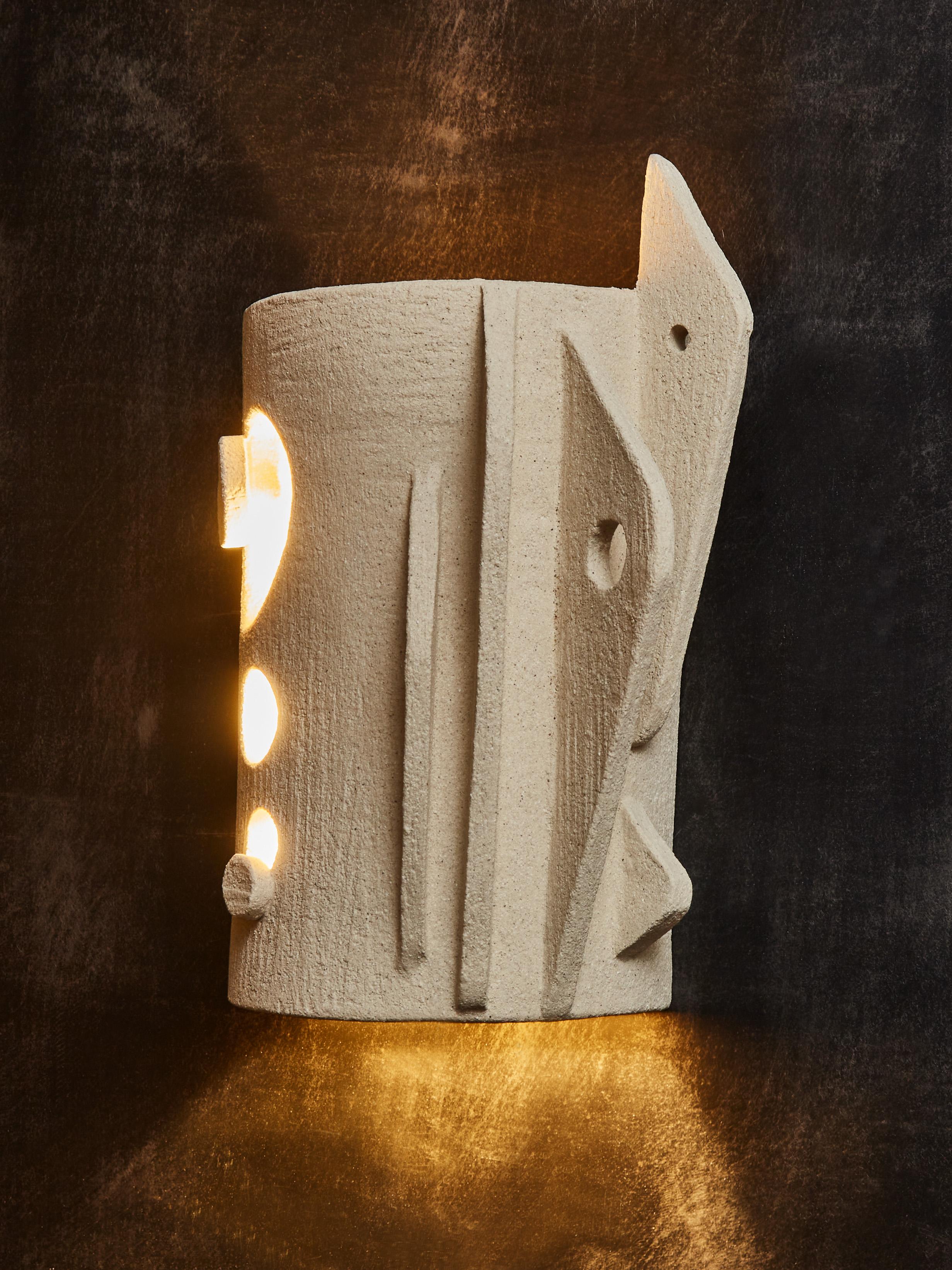 Sculptural Pair of Wall Sconses by Olivia Cognet In New Condition In Saint-Ouen, IDF