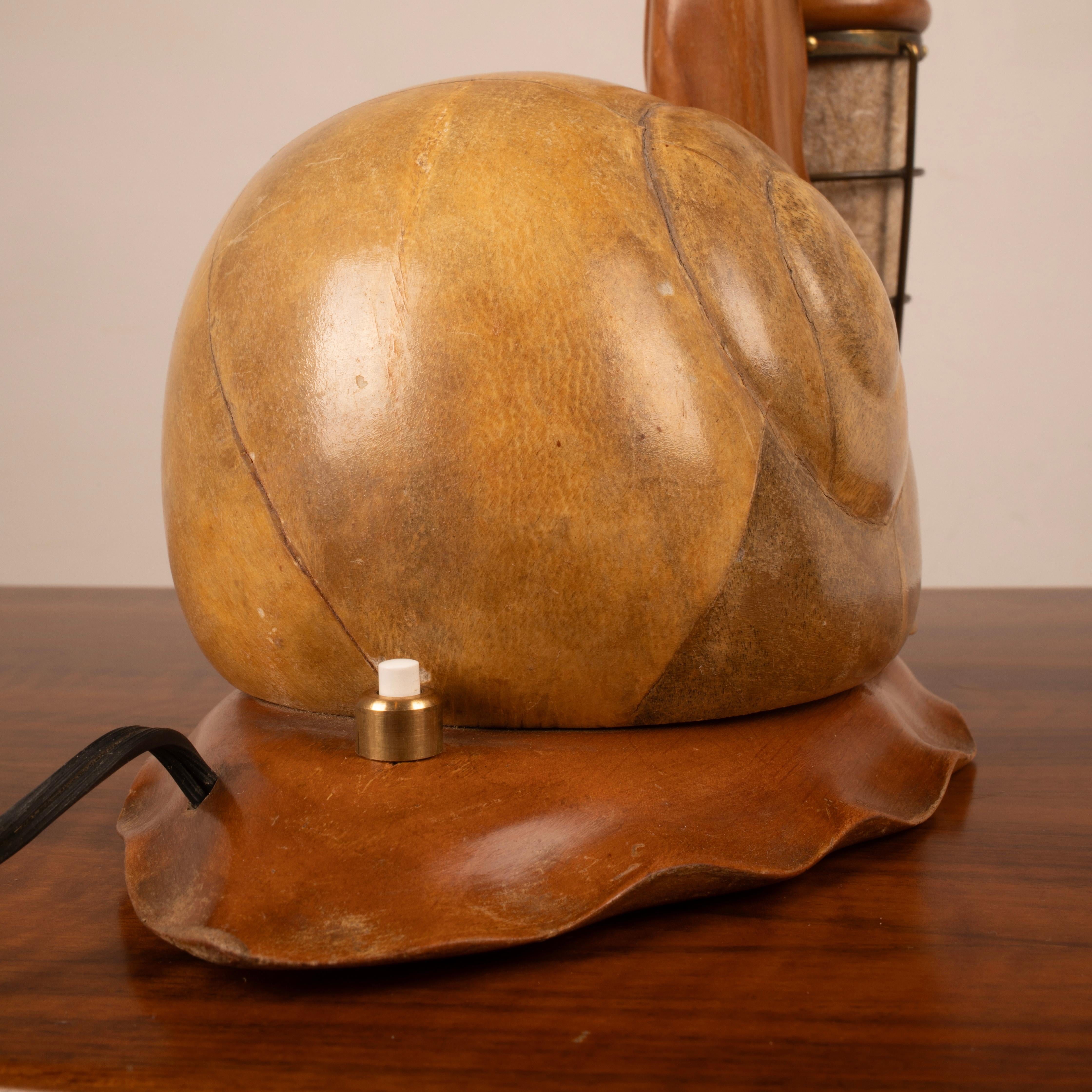 Sculptural Parchment Lamp by Aldo Tura, Italy, Mid-1950s im Angebot 5